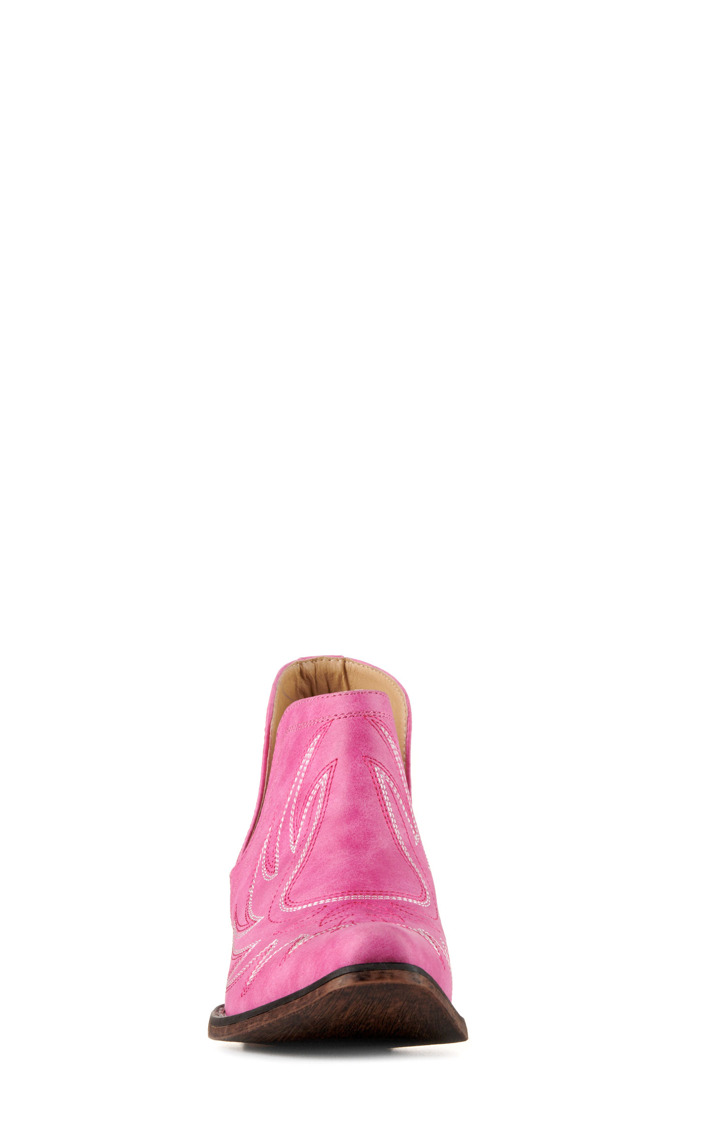 Roper Women's Ava Pink Snip Toe Cowboy Bootie - Image 1