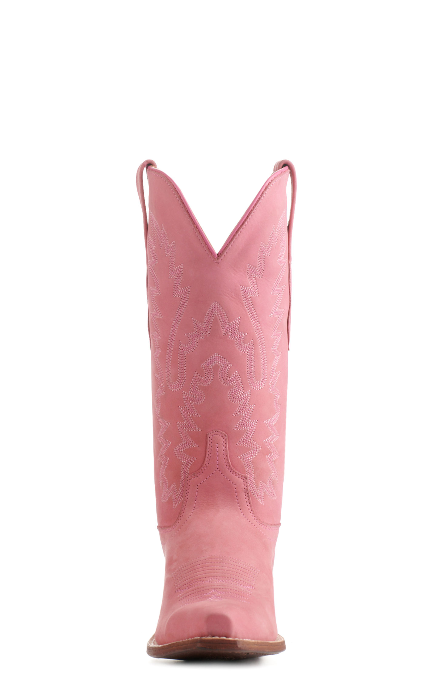 Old West Women's Bubblegum Pink Snip Toe Cowboy Boots - Image 1