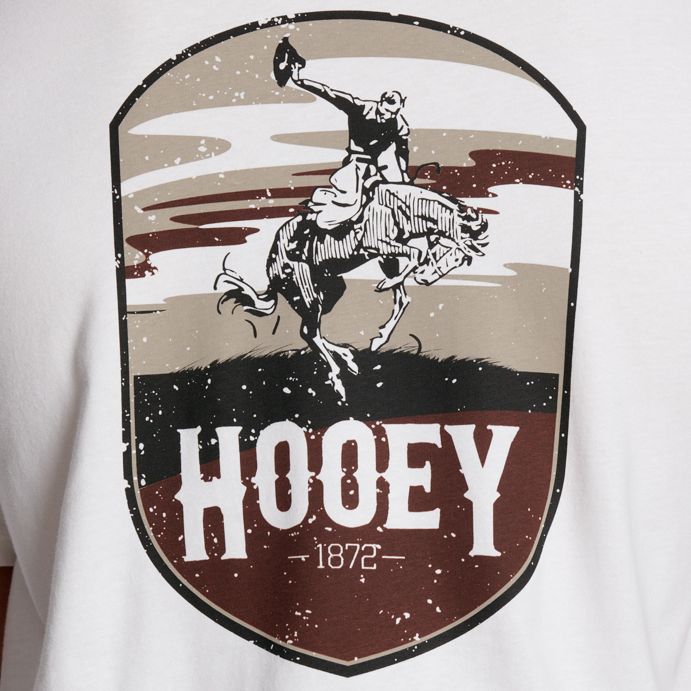 Hooey Men's Cheyenne White Logo Graphic T-Shirt - Image 2