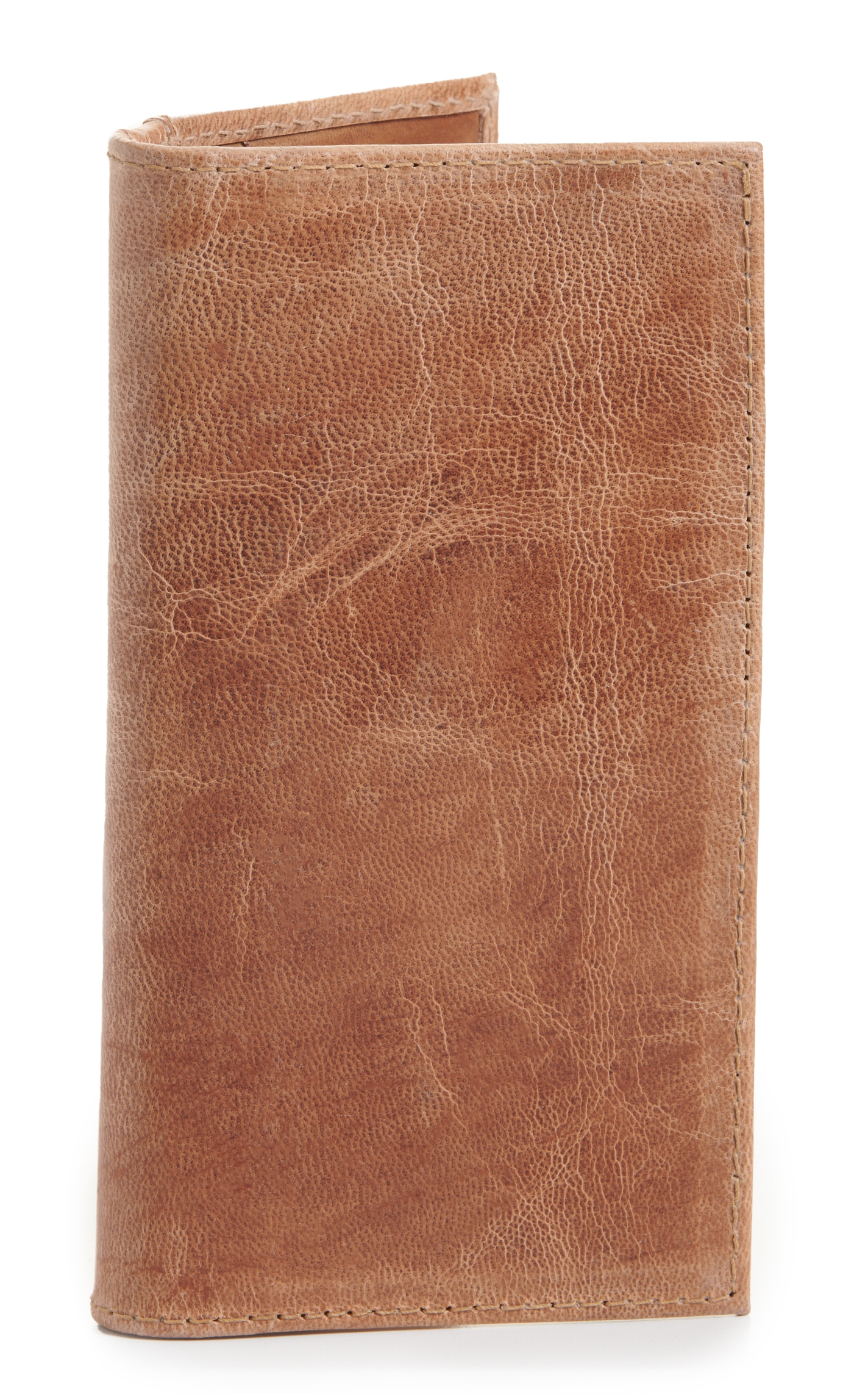 JRC & Sons Men's Peanut Brittle Mad Dog Goat Leather Rodeo Wallet - Image 1