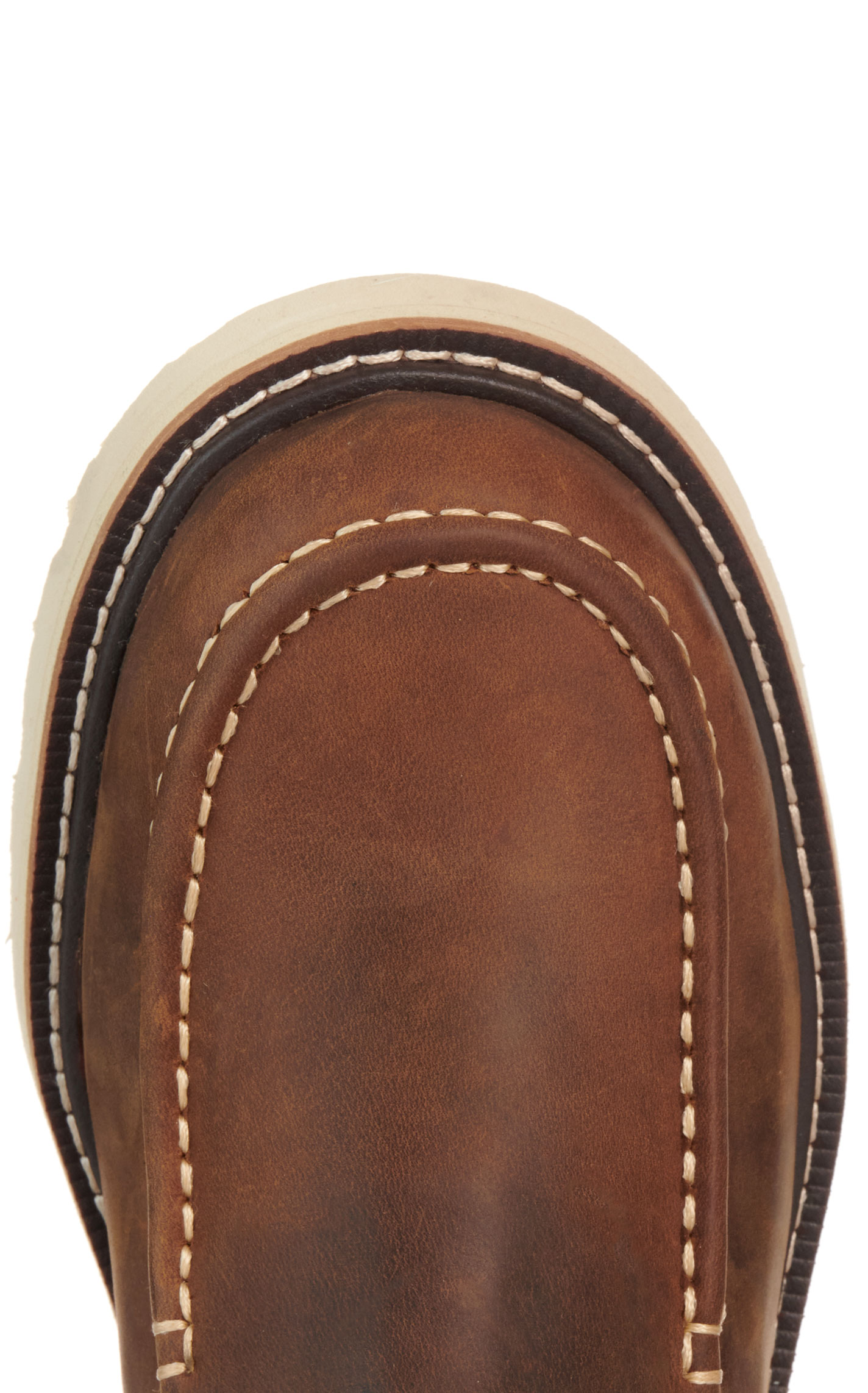 Ariat Men's Distressed Brown Rebar Lift Moc Soft Toe Work Boots - Image 1