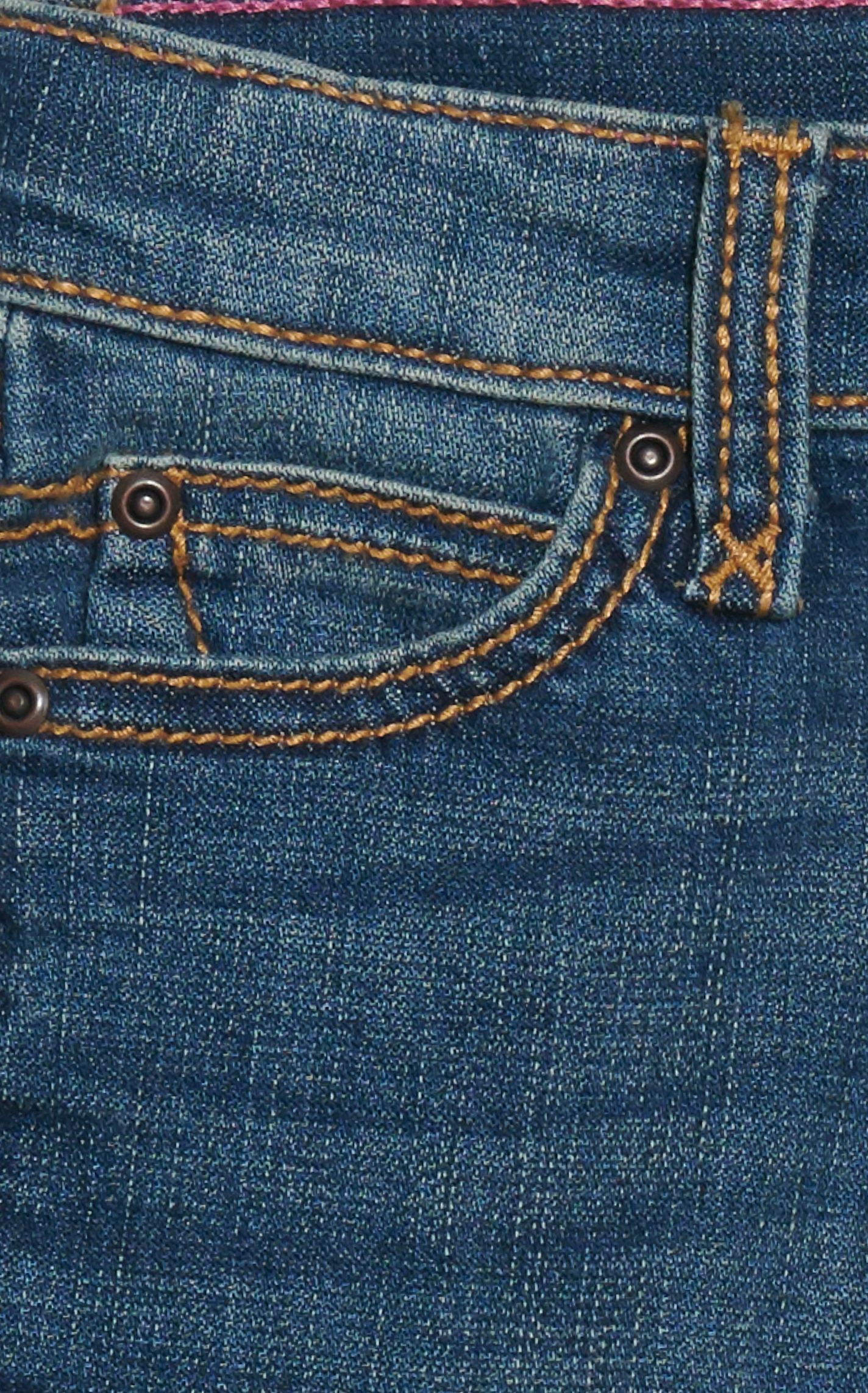 Wrangler Girls' Dark Wash With Stitch Patch Boot Cut Jeans - Image 1