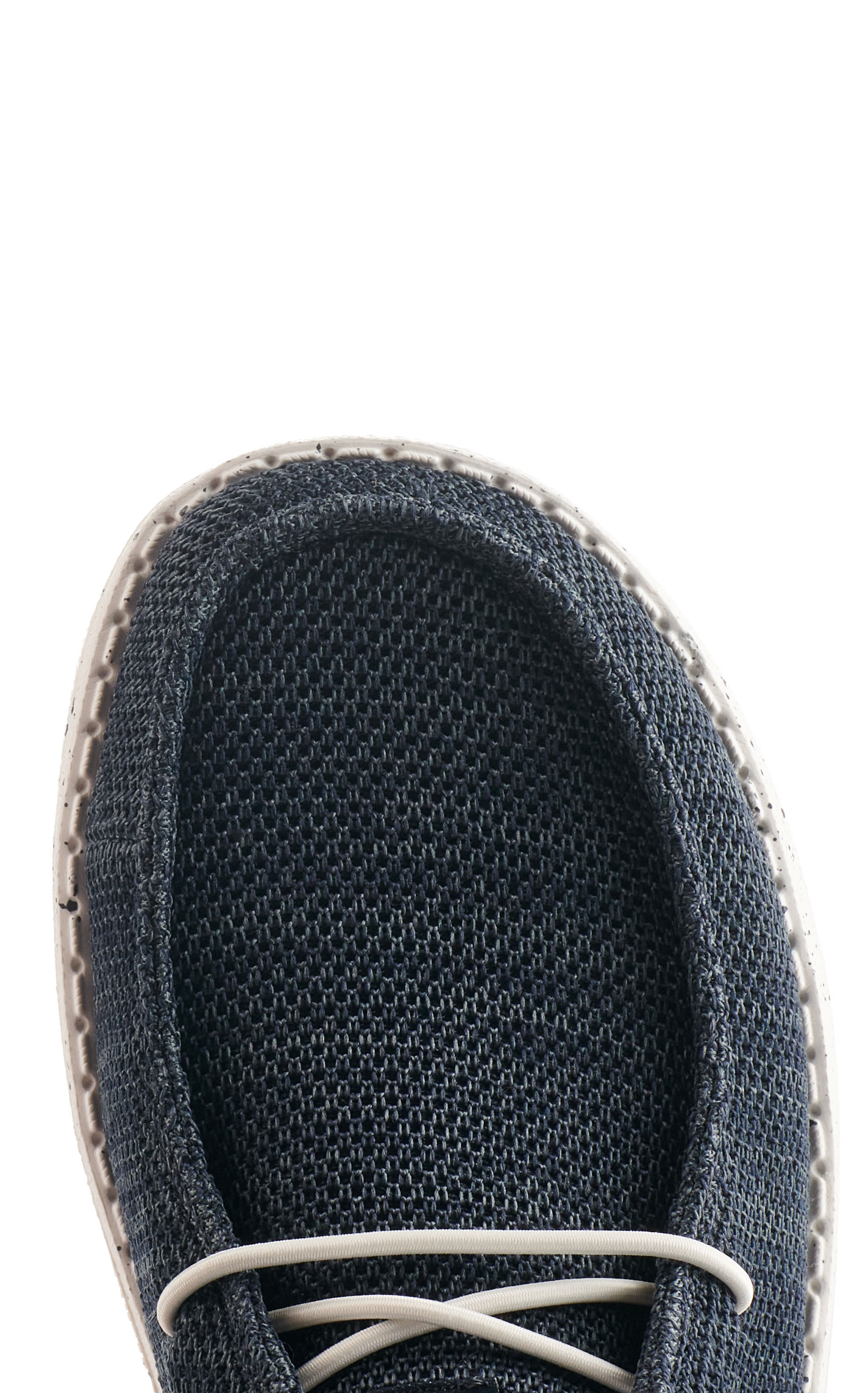Hey Dude Women's Wendy Stretch Mesh Navy Moc Toe Lace Up Casual Shoes - Image 1