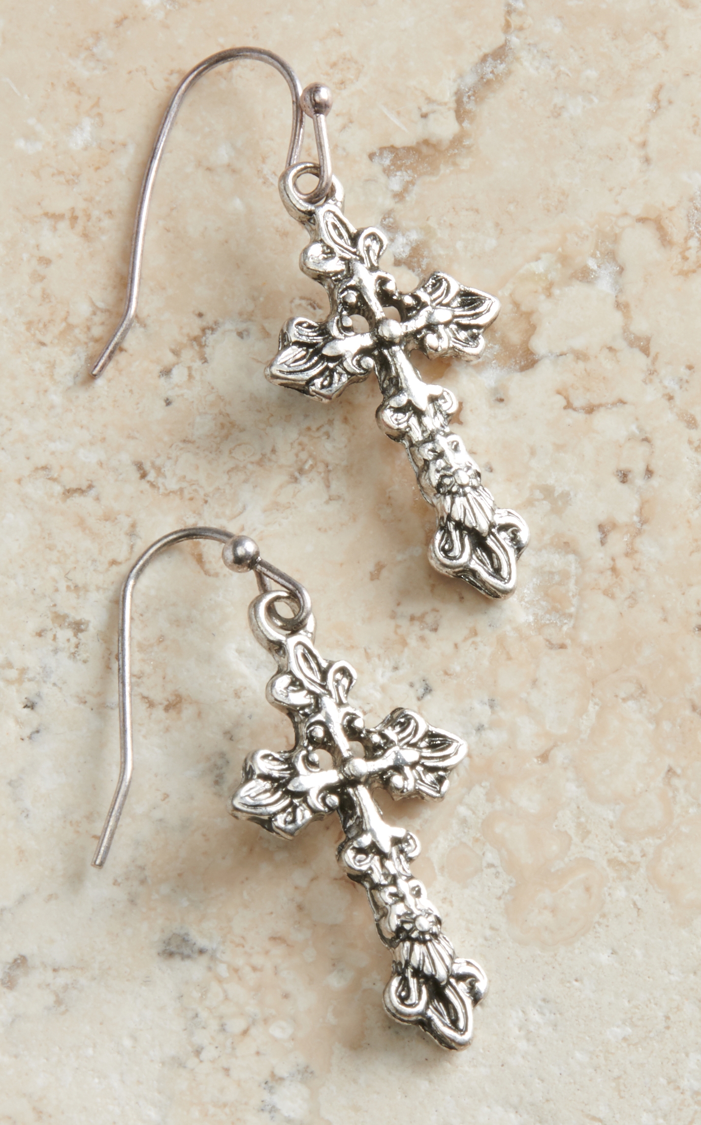 M&F Western Products Cross Pearl Long Multi Chain Jewelry Set - Image 1