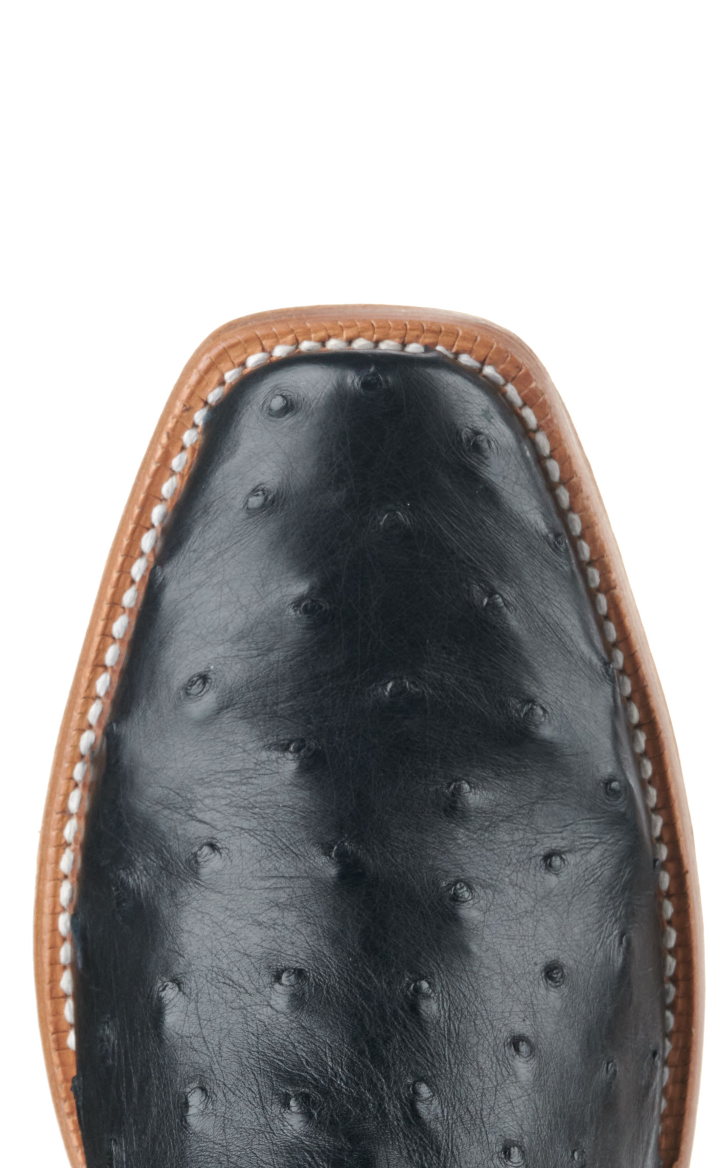 Ariat Men's Futurity Done Right Black Full Quill Ostrich TekStep Square Toe Exotic Cowboy Boots - Image 1