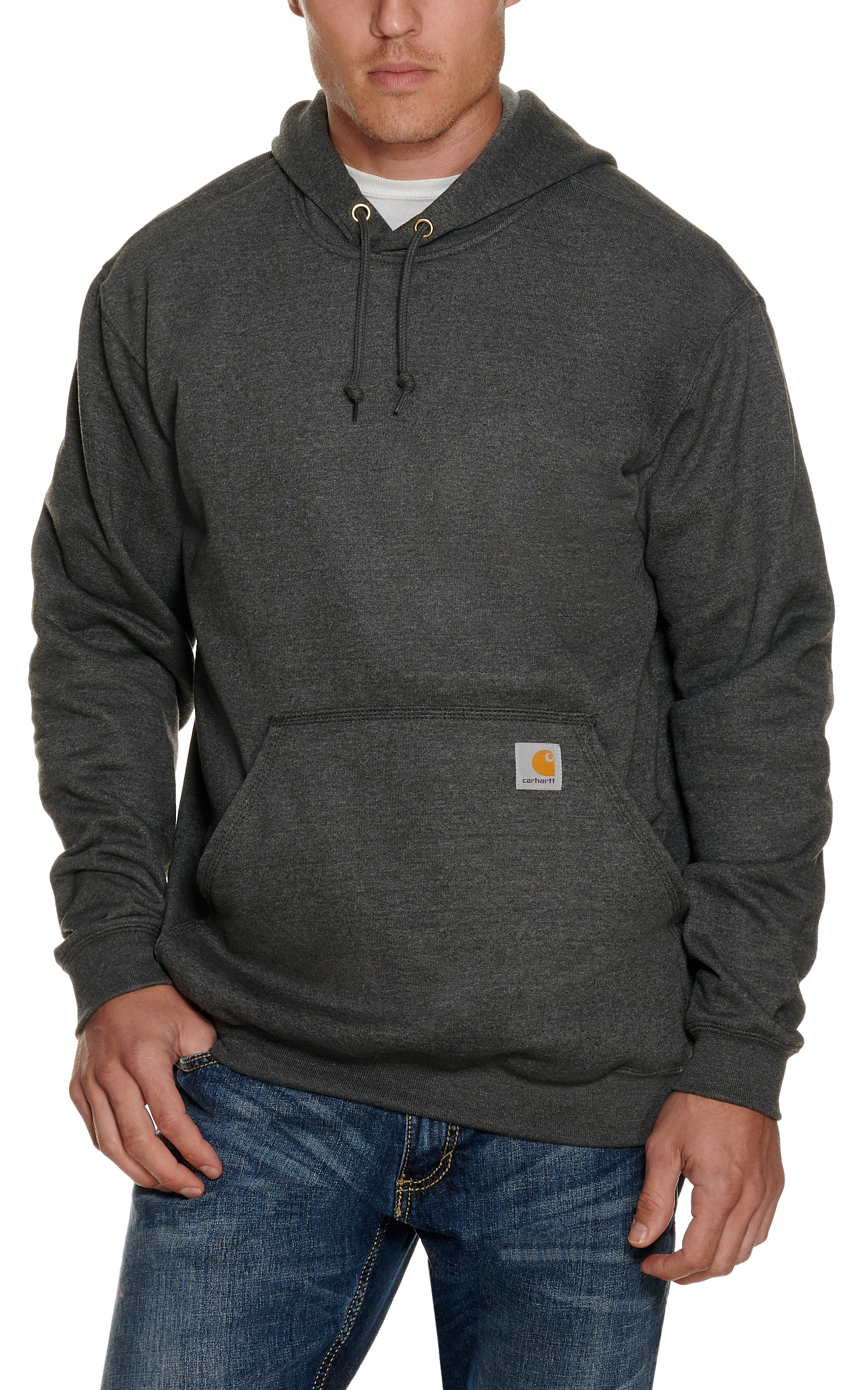 Carhartt Men's Carbon Heather Mid-Weight Hoodie - Image 1