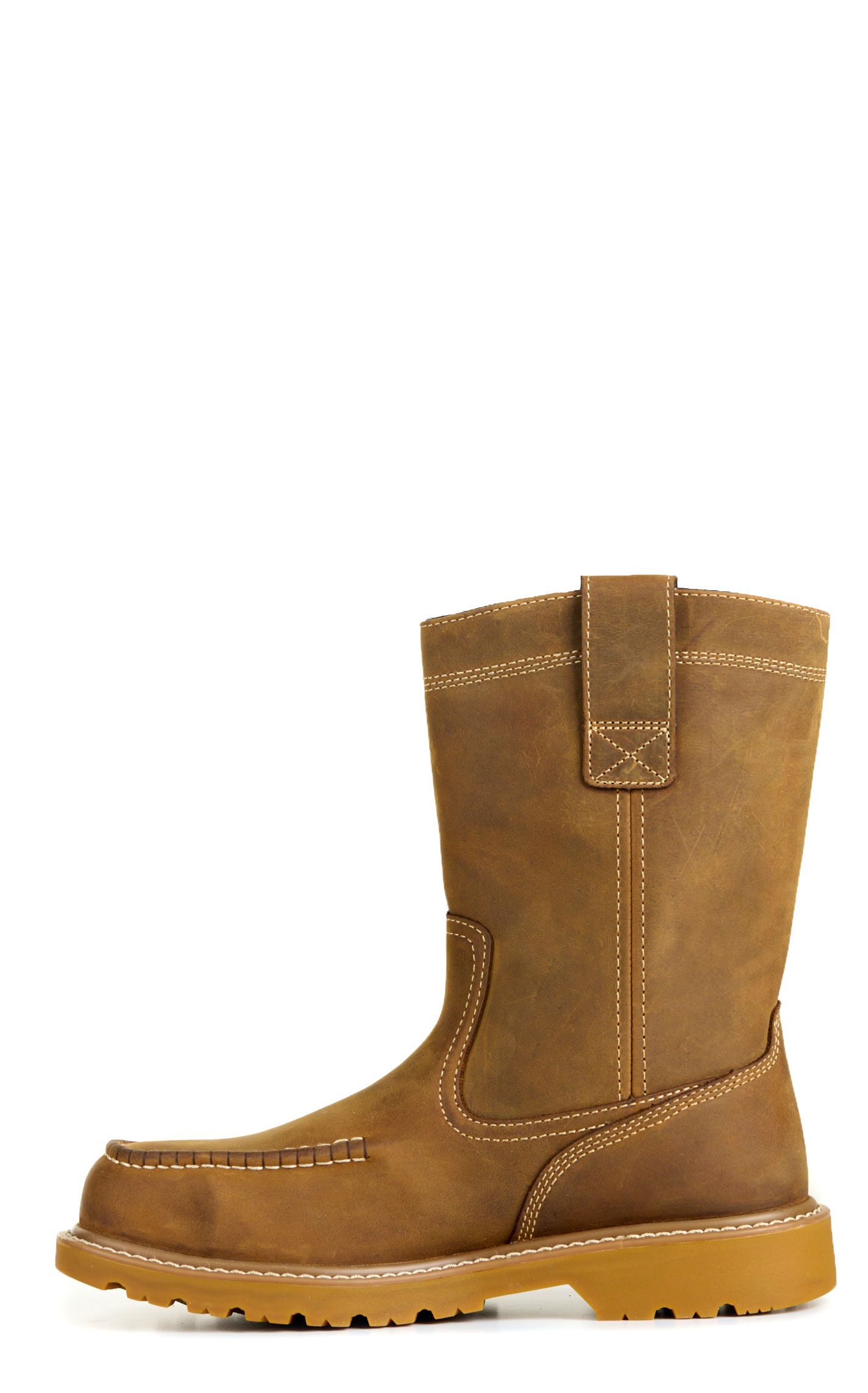 Wolverine Men's Butterscotch Leather Floorhand Wellington Waterproof Work Boots - Image 1