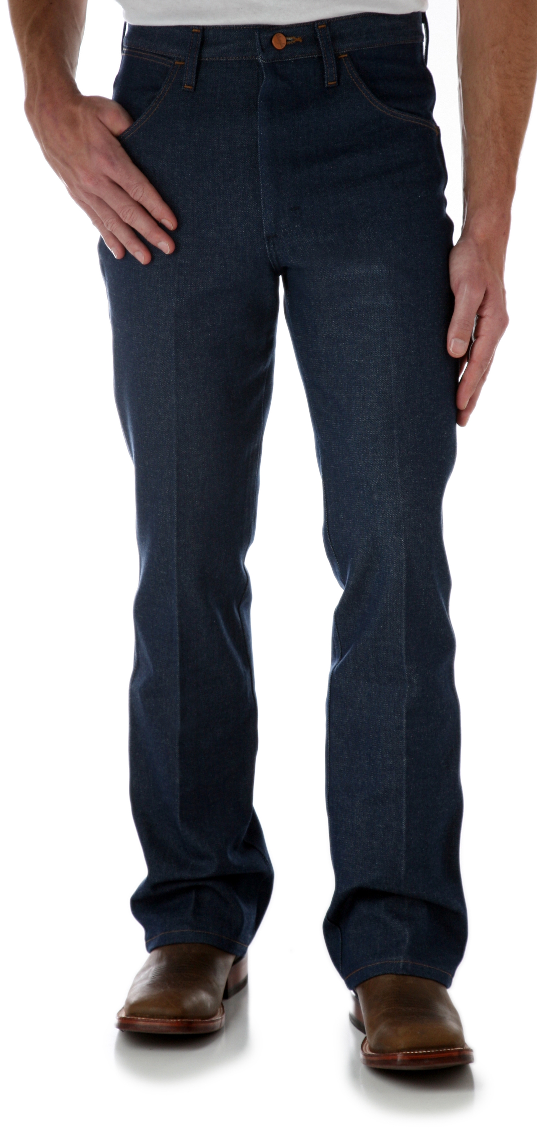 Wrangler Men's Cowboy Cut Boot Cut Slim Fit Jeans - Big & Tall - Image 1