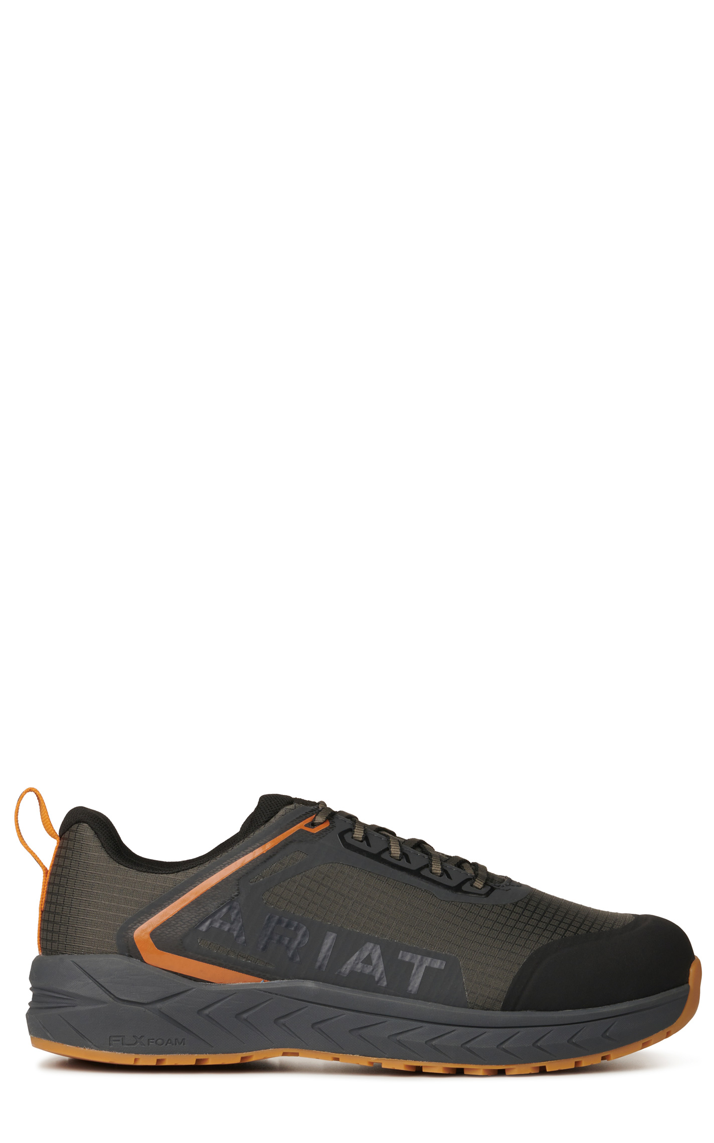 Ariat Men's Outpace Gunmetal Gray Round Composite Toe Lace Up Work Shoe - Image 1