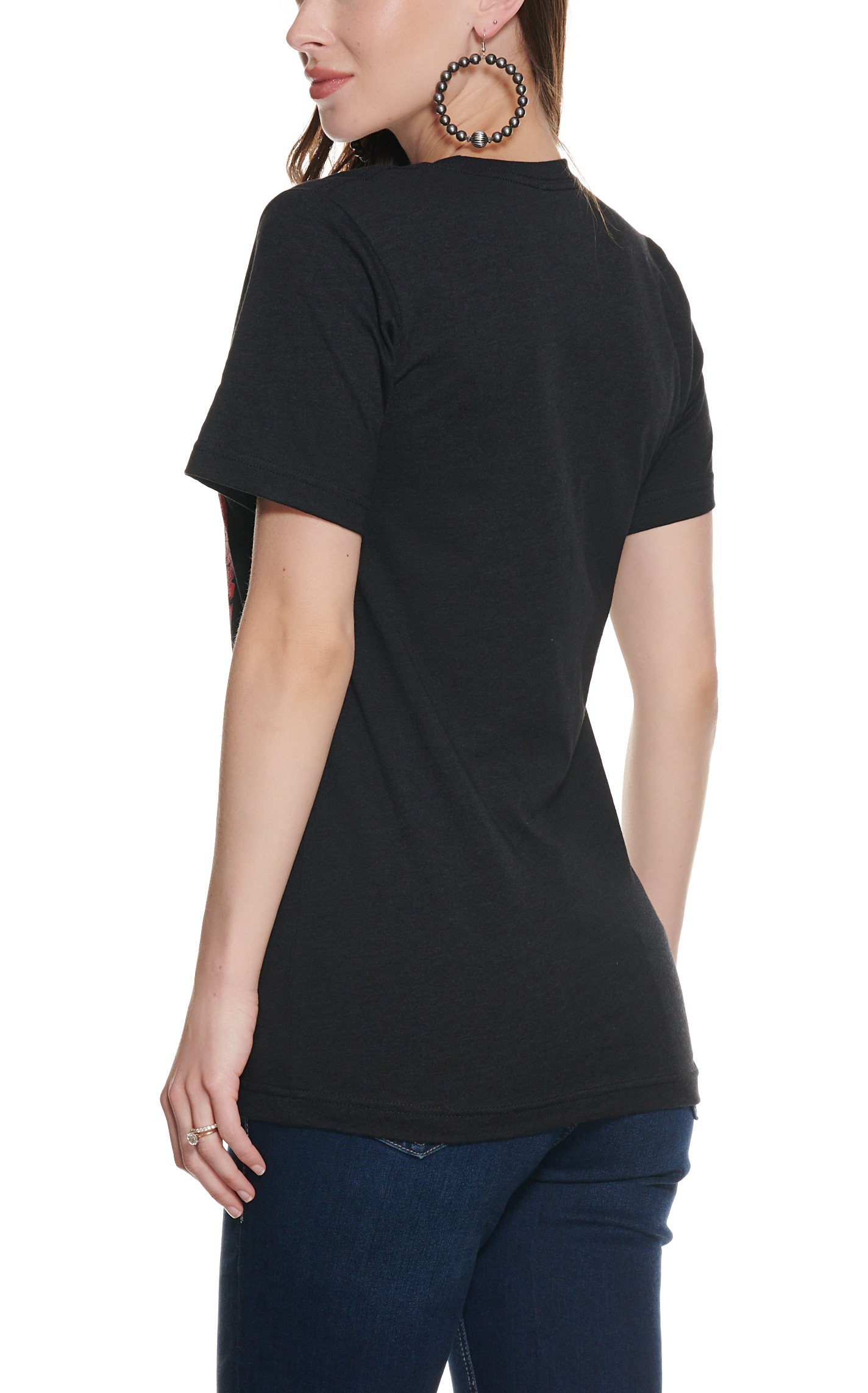 Country Deep Women's Black Amarillo by Morning Short Sleeve T-Shirt - Image 1
