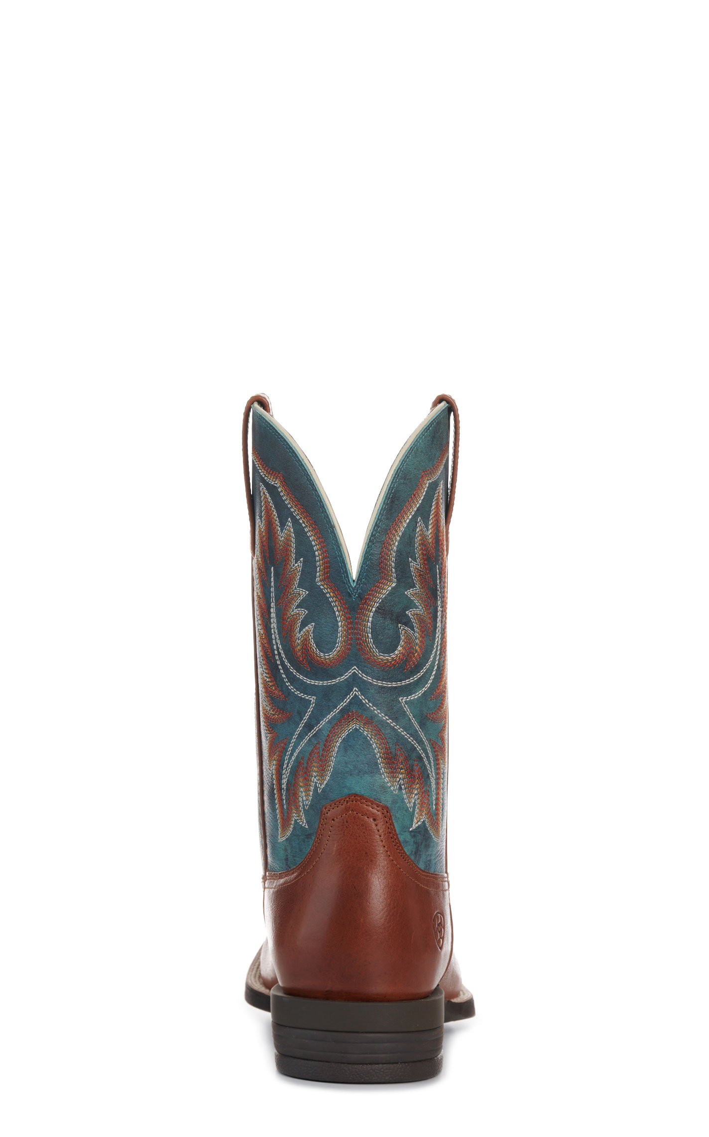 Ariat Men's Luna Tan Forged Green Wide Square Toe Cowboy Boots - Image 1