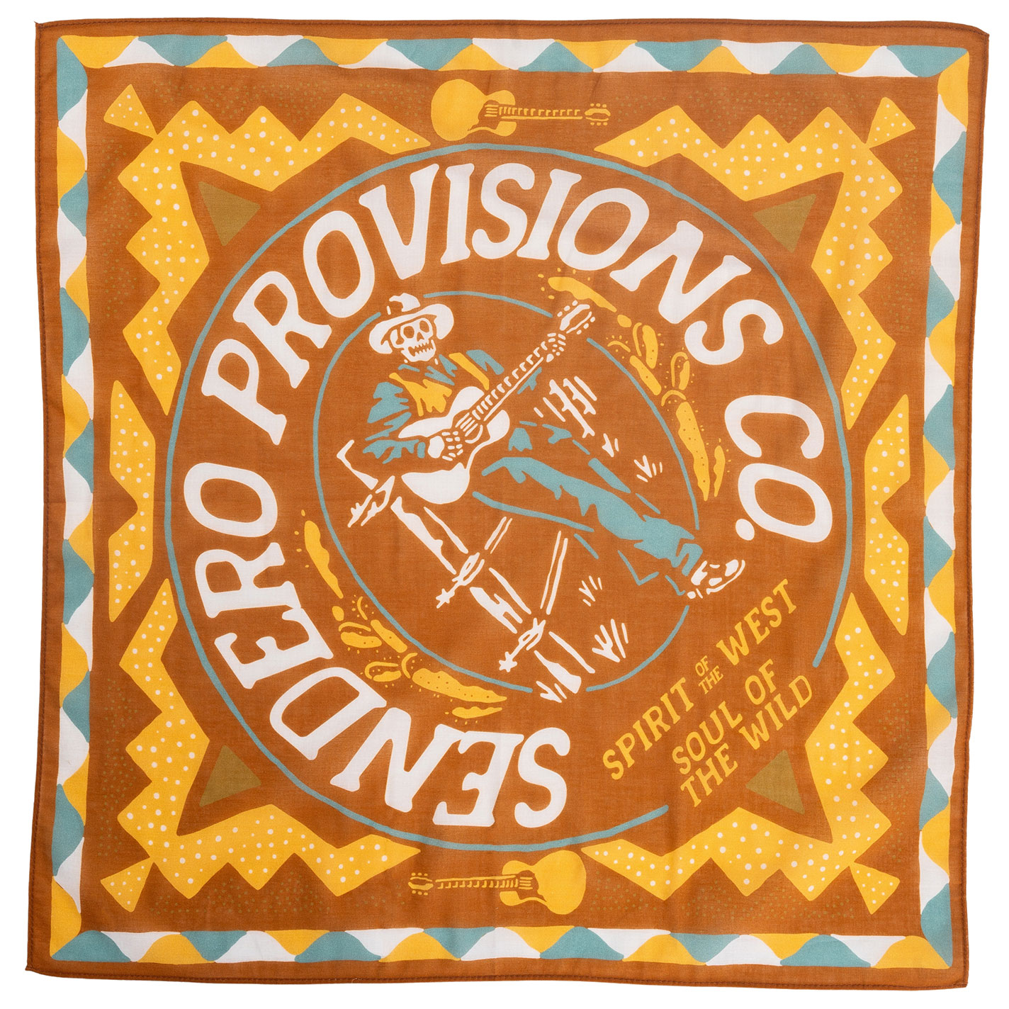 Sendero Provisions Co. Still Pickin Guitar Bandana - Image 1