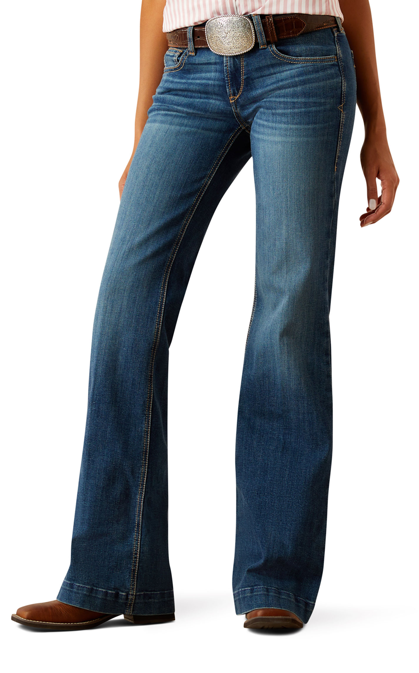 Ariat R.E.A.L. Women's Hasley Vermont Medium Slim Trouser Jeans - Image 1