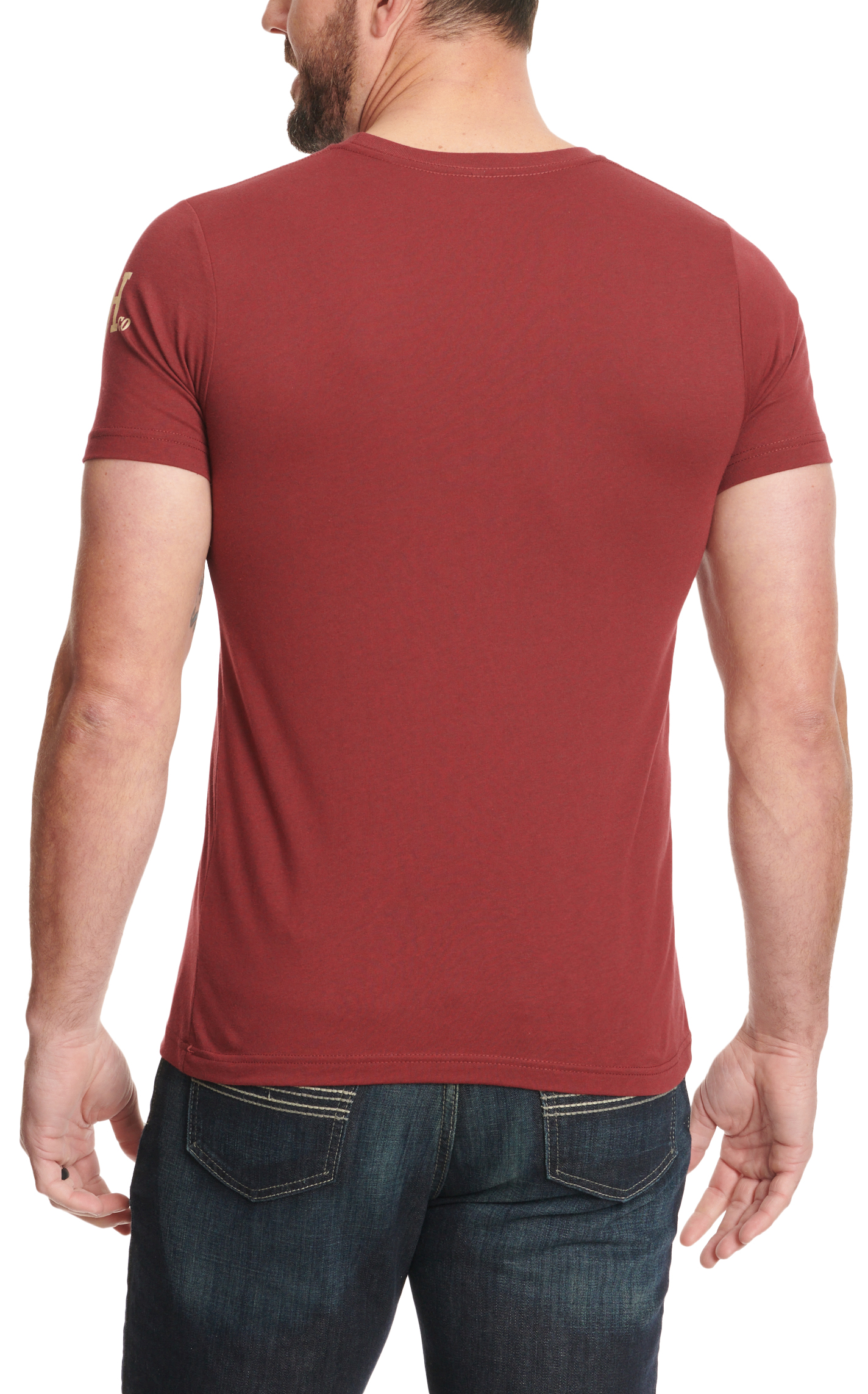 Red Dirt Hat Co. Men's Wine Route 16 Graphic T-Shirt - Image 1