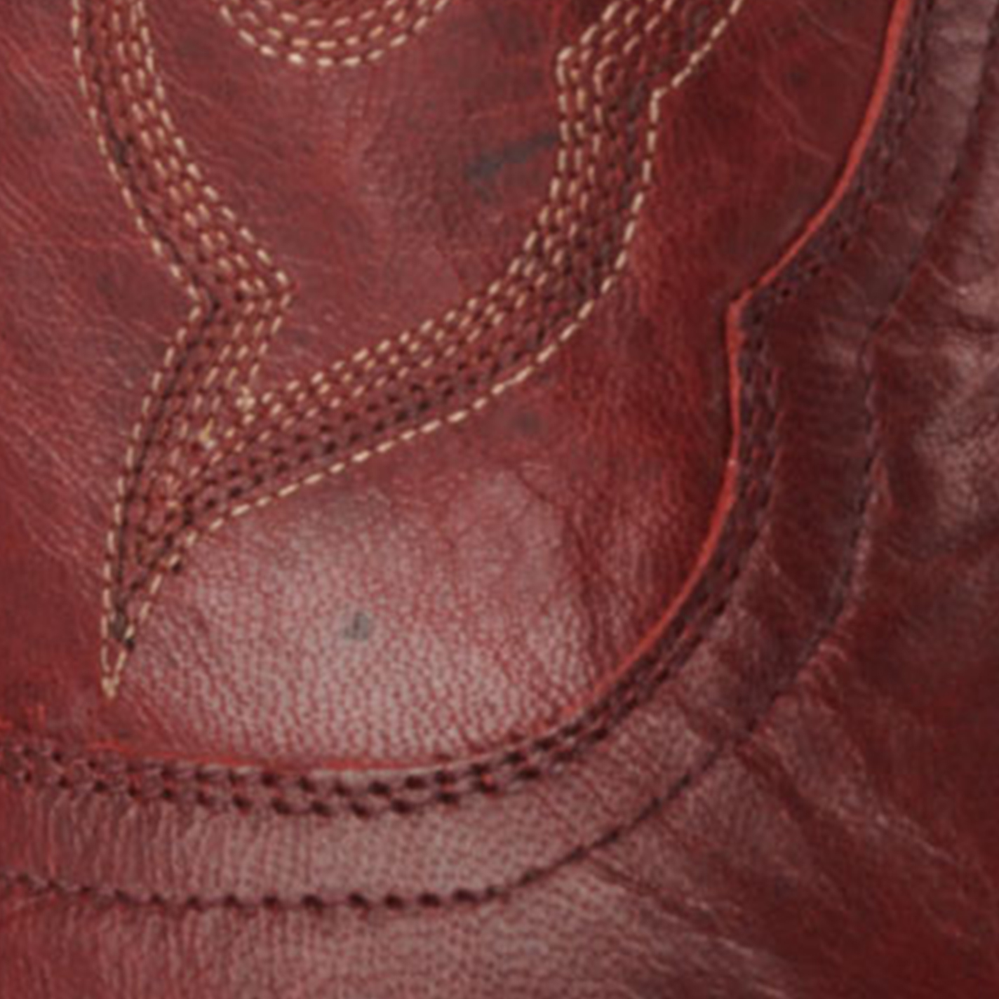 Cavender’s Women’s Red Goat Leather Snip Toe Cowboy Boots - Image 1