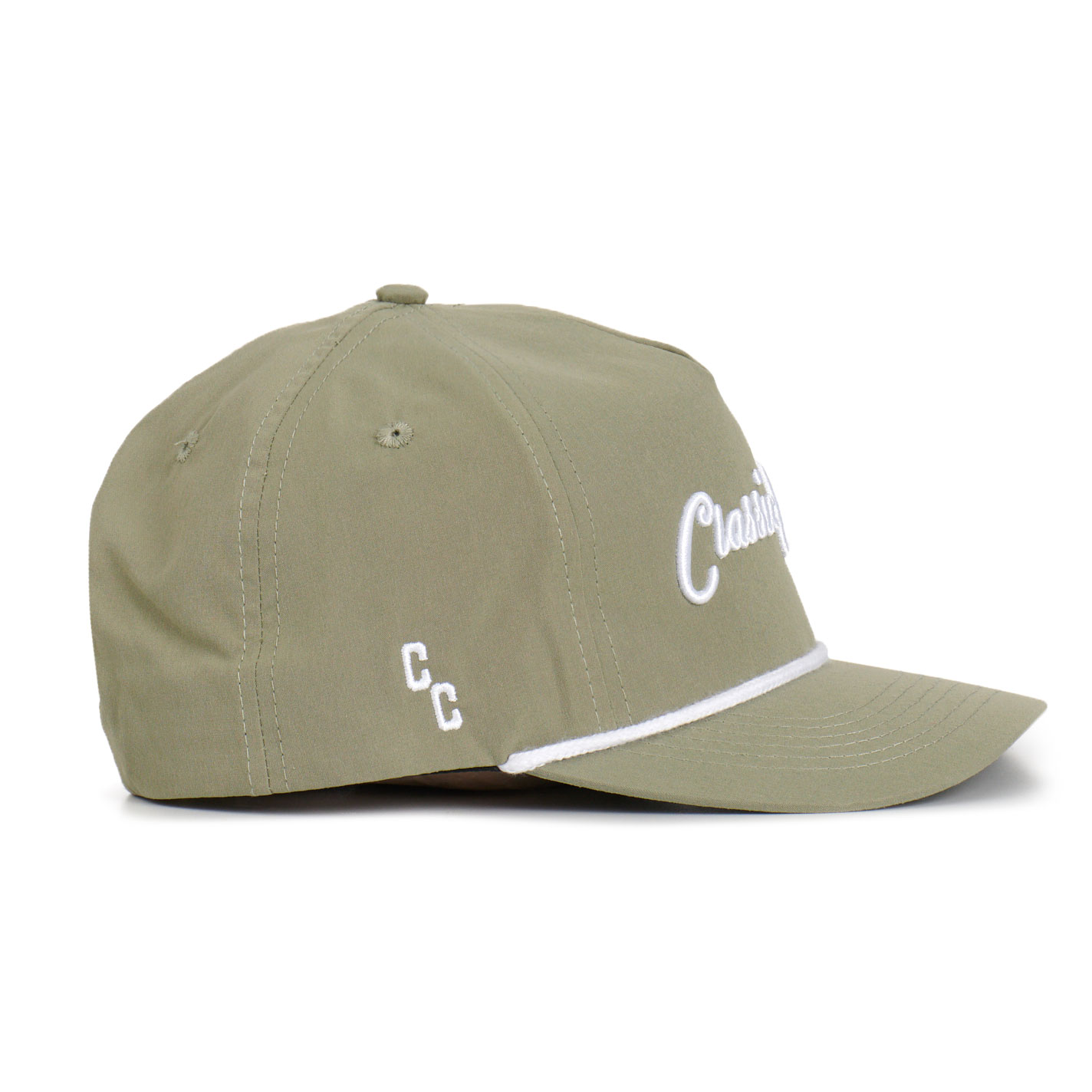 Classic Cowboy Green Sage Brand Embroidered Snapback Cap - Image 1