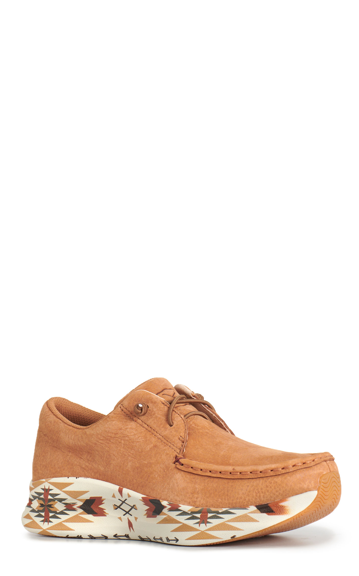 Twisted X Women's Caramel Feather X™ Aztec Print Casual Shoes - Image 1