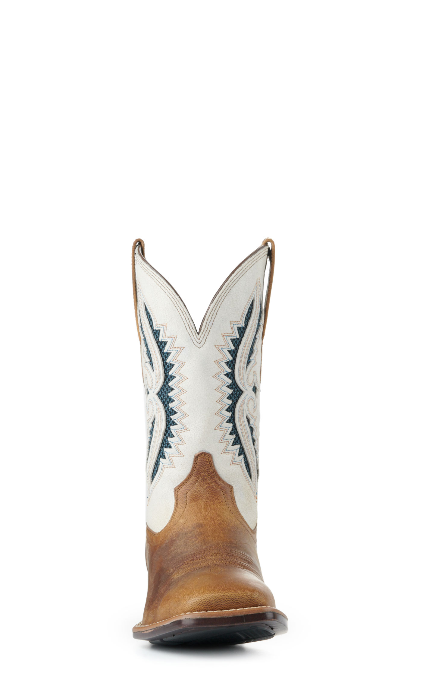 Ariat Men's Rowder VentTEK 360° Marble Tan and White Bantamweight Wide Square Toe Cowboy Boots - Image 1