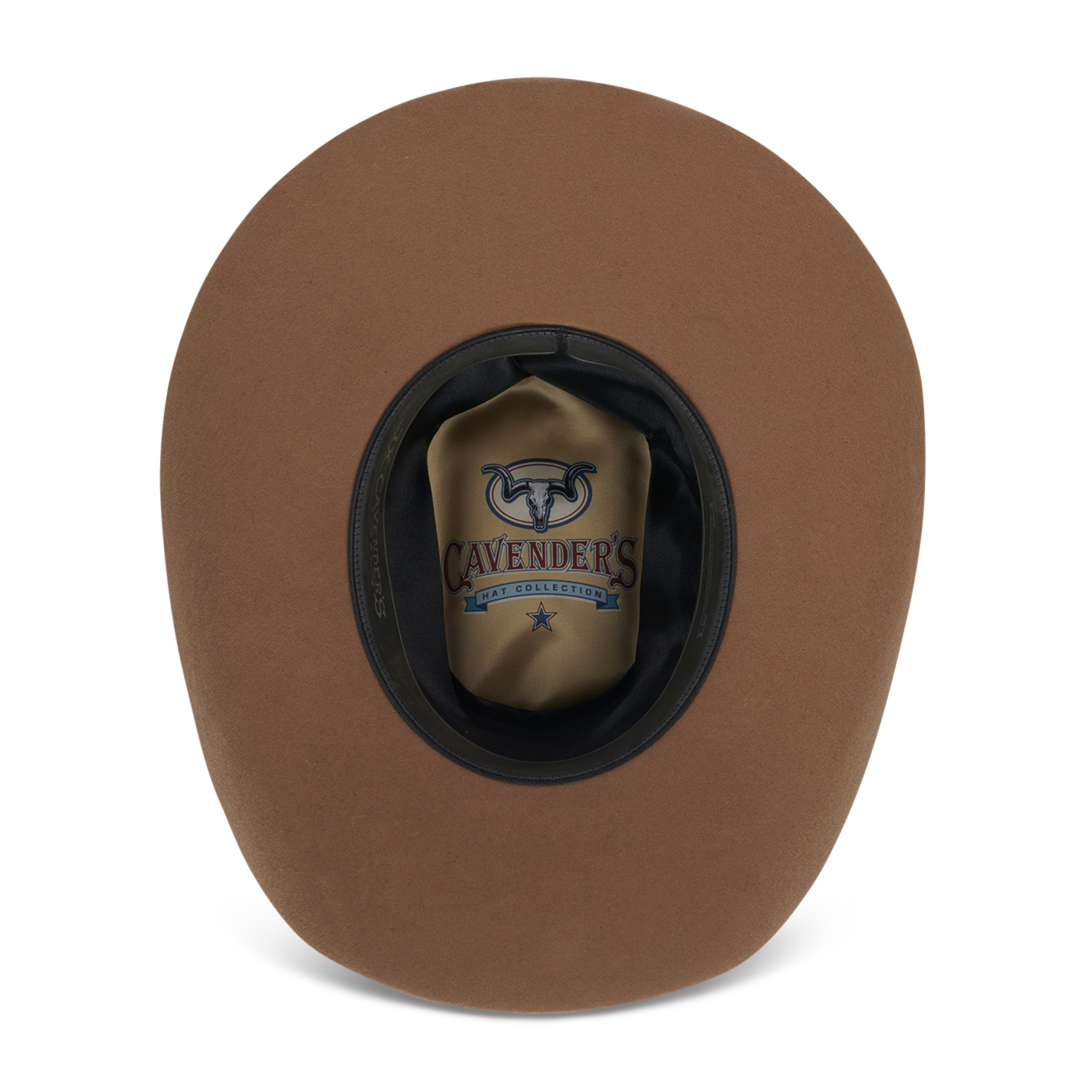 Cavender's 3X Pecan Bull Rider Crown Wool Cowboy Hat - Image 1