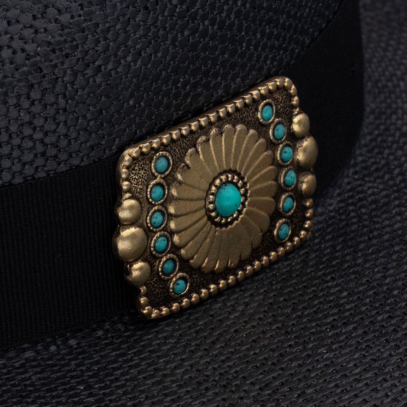 Charlie 1 Horse Lainey Wilson Women's Black Opal Pinch Front Straw Hat - Image 7