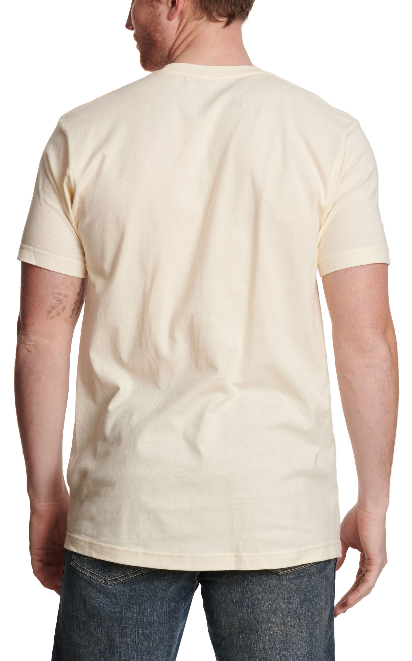 Brew City Men's Cream Estrella Jalisco Logo T-Shirt - Image 1