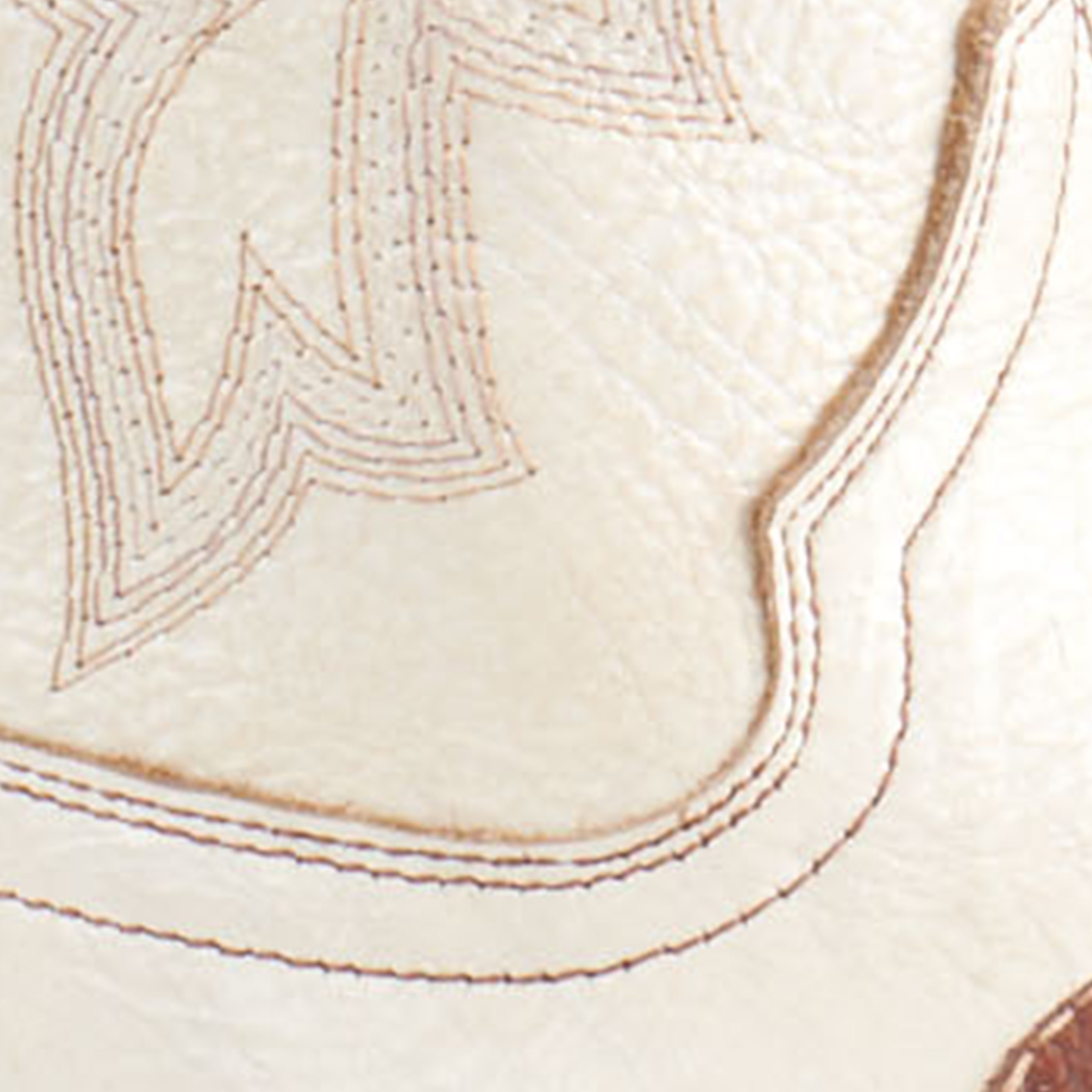 Circle G by Corral Women's Pearl with Cognac Overlay Snip Toe Cowboy Boots - Image 1