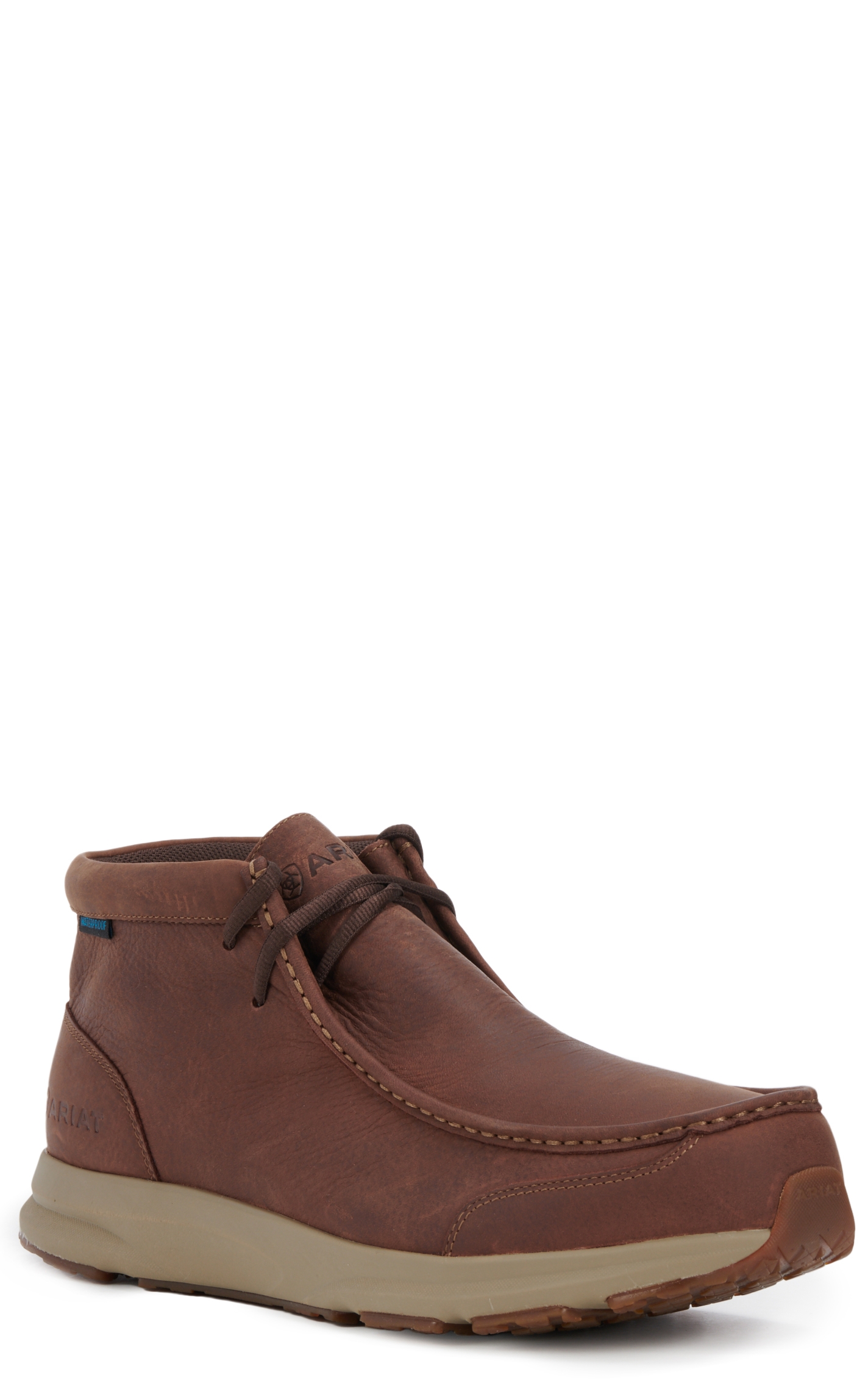 Ariat Men's Spitfire Reliable Brown Waterproof Moc Toe Casual Shoes - Image 1
