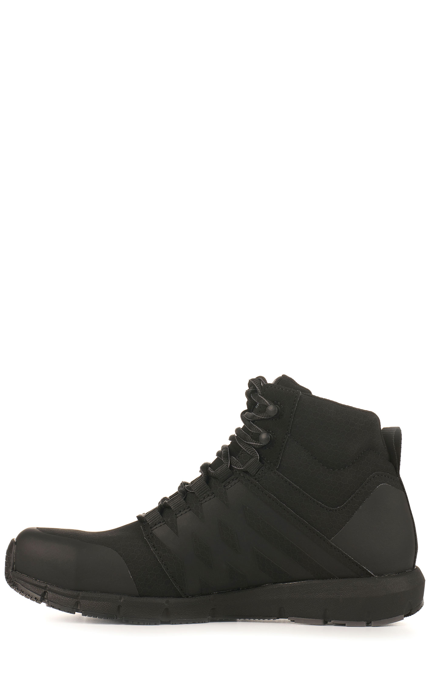 Timberland Pro Men's Radius Black Mid Rise Round Toe Guard Composite Toe Lace Up Work Boot - Image 1