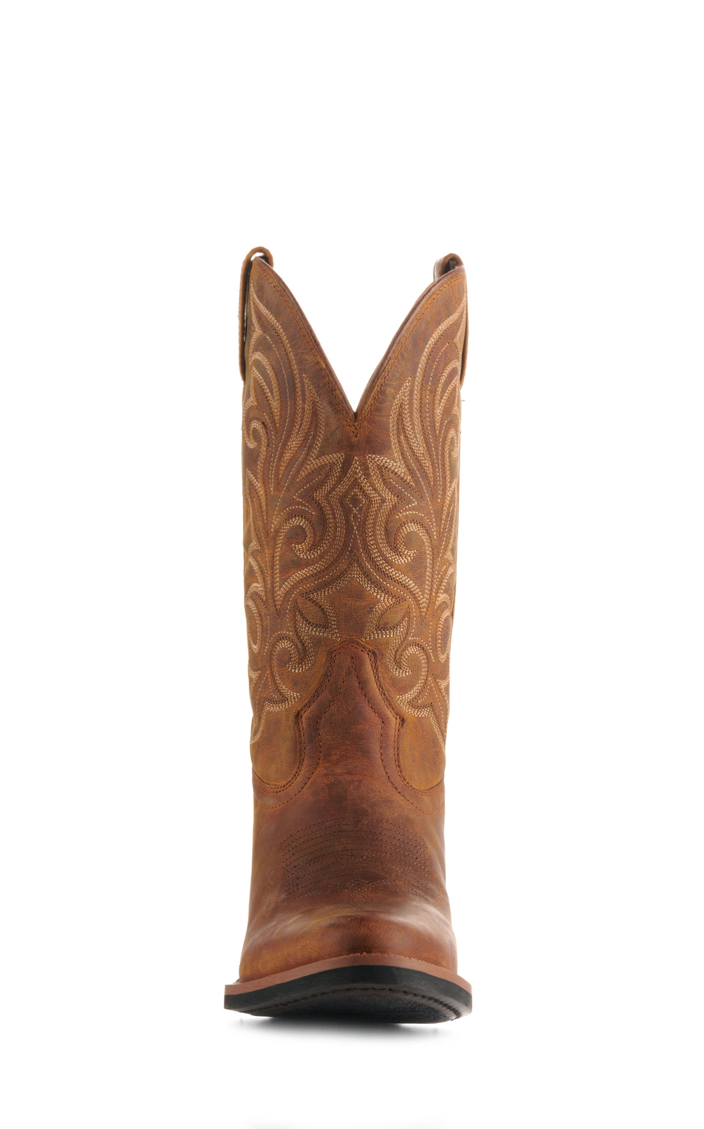 Durango Women’s Caramel Shyloh Leather Round Toe Cowboy Boots - Image 1