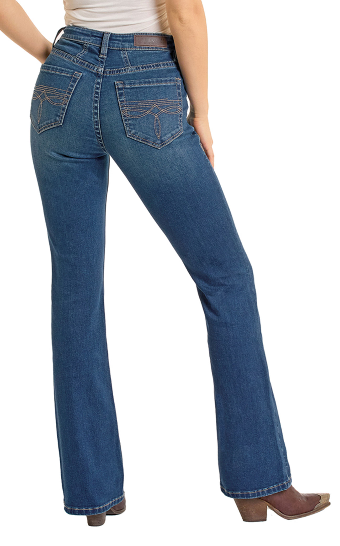 Rock & Roll Denim Women's Extra Stretch High Rise Bootcut Jeans - Image 1