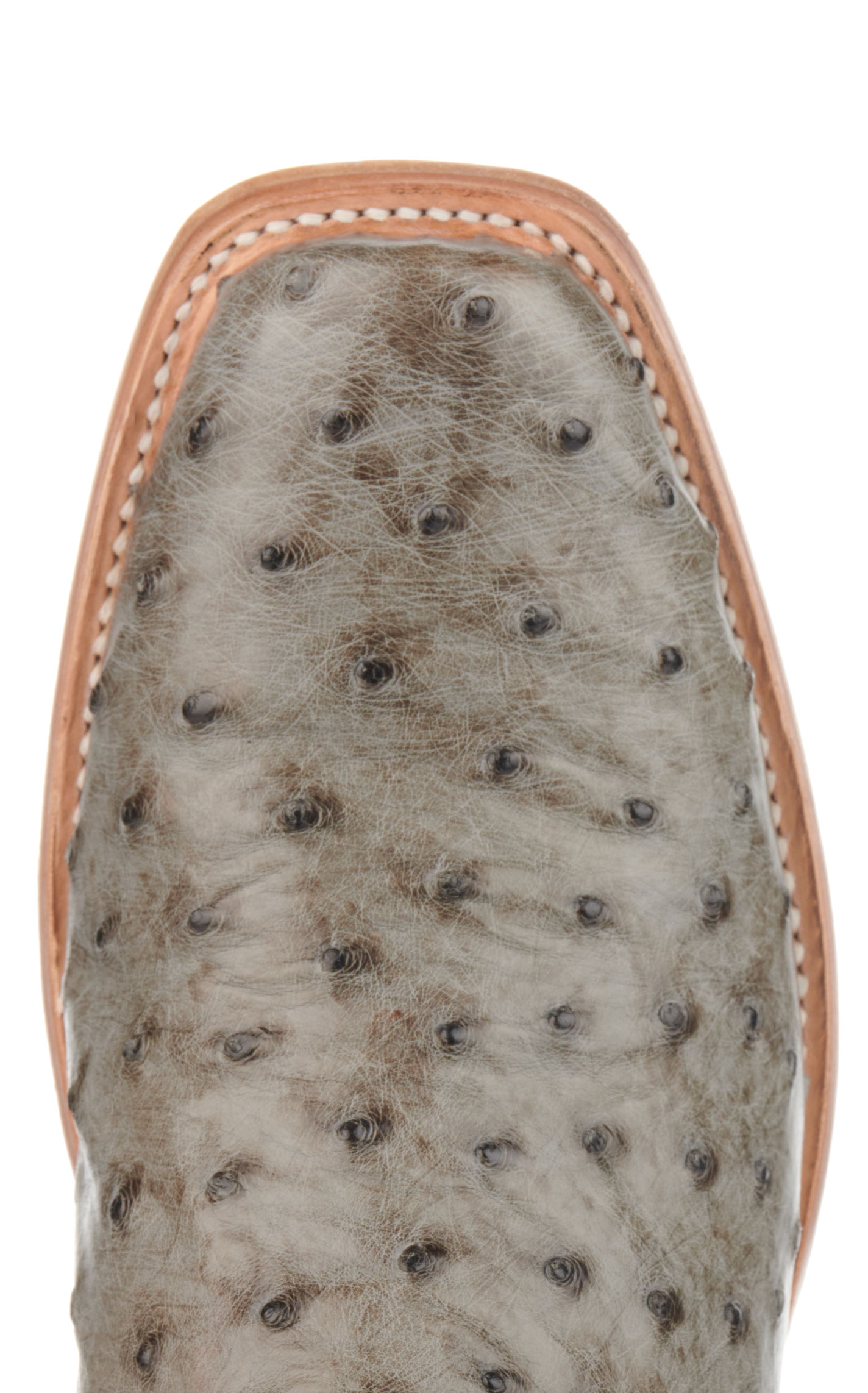 Ariat Men's Futurity Relentless Buckles Blue and Gray Full Quill Ostrich Punchy Square Toe Exotic Cowboy Boots - Image 1