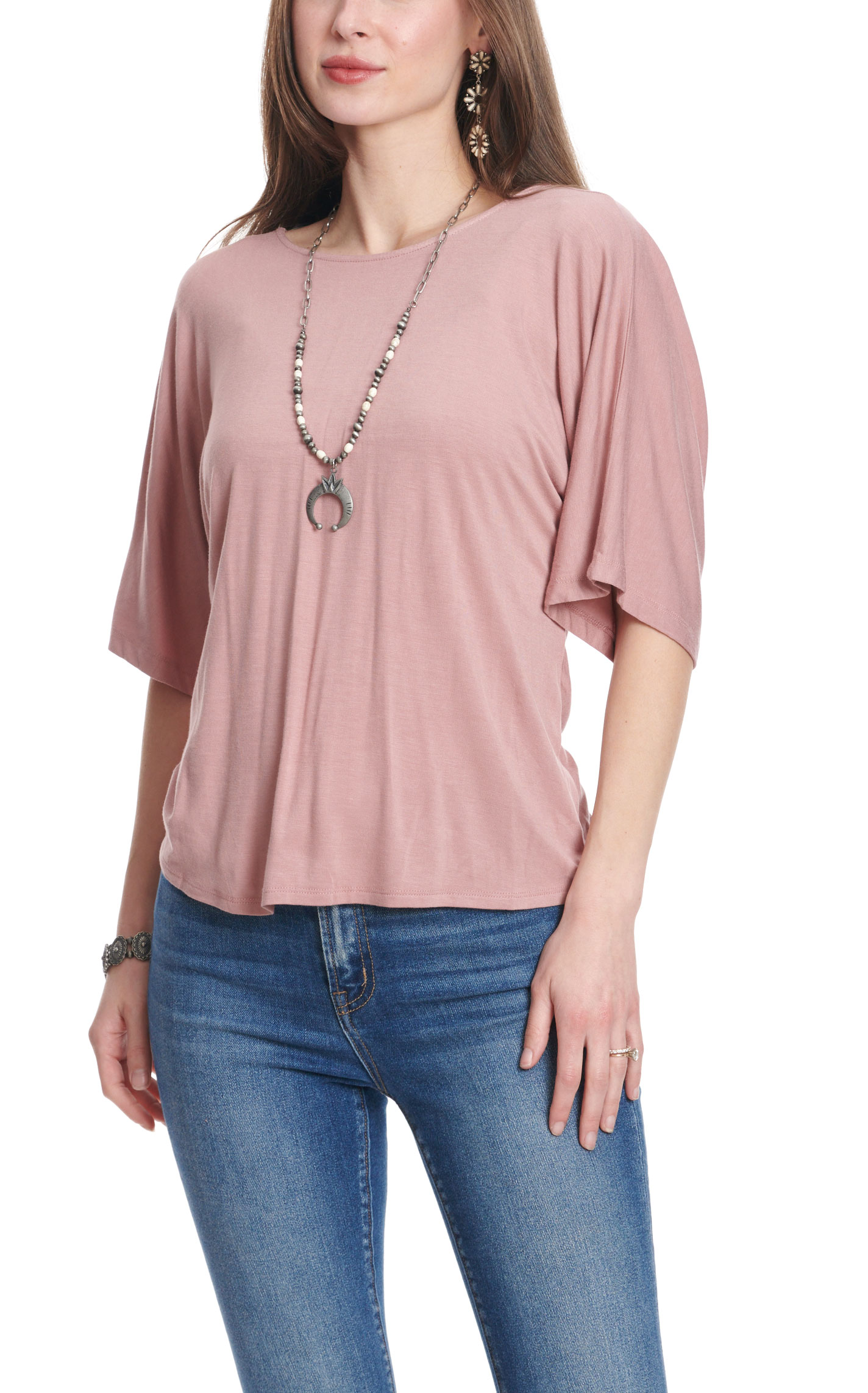 HYFVE Women's Mauve Twisted Knot Top - Image 1
