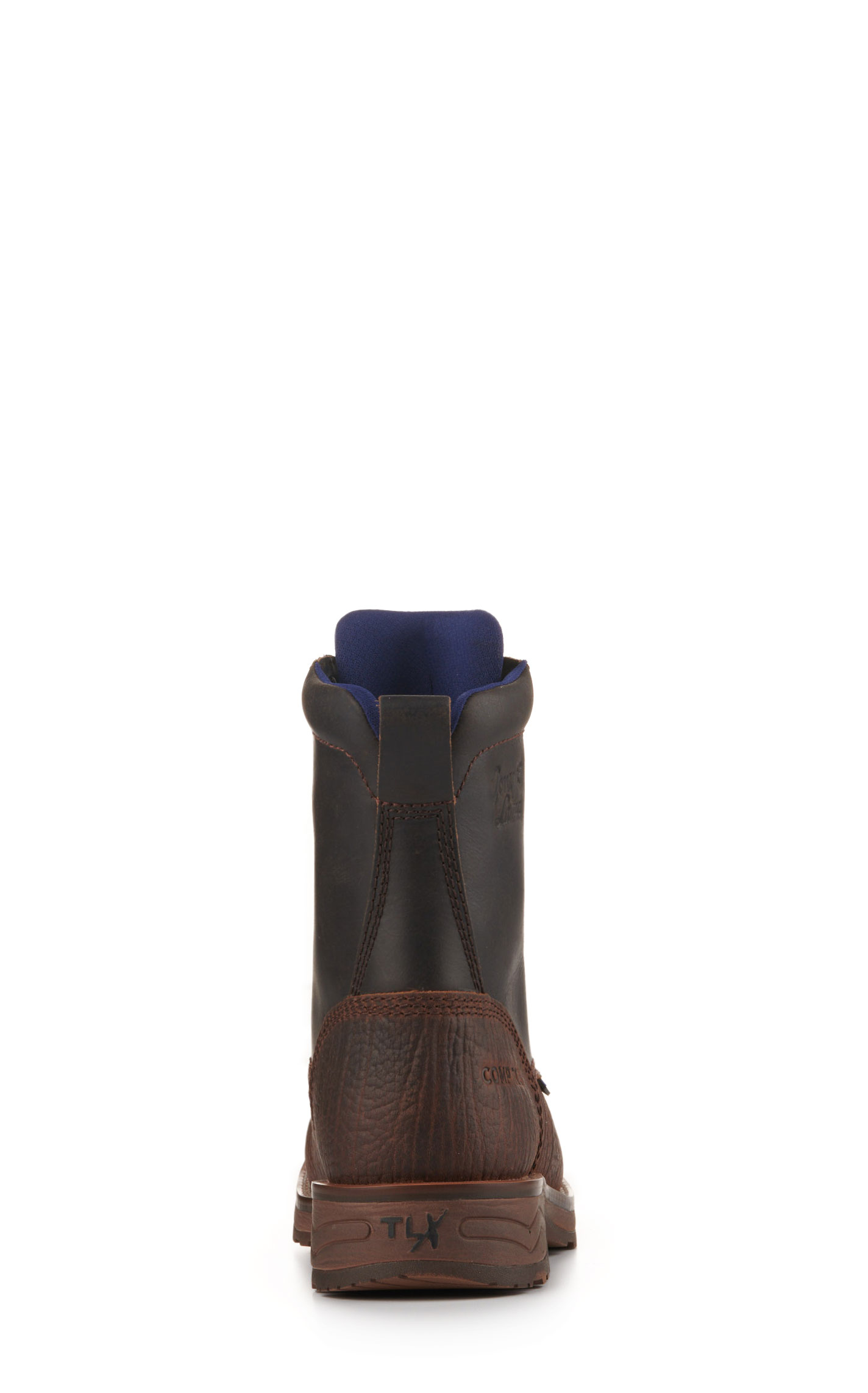 Tony Lama Men's High Range Dark Brown Waterproof Wide Square Composite Toe Work Boot - Image 1