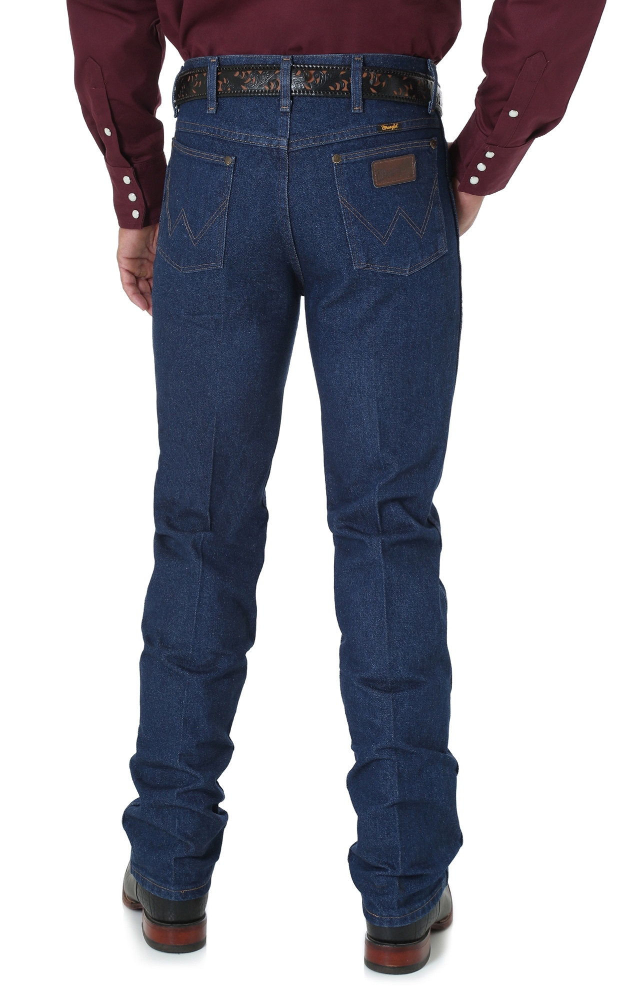 Wrangler Premium Performance Men's Prewash Indigo Cowboy Cut Slim Fit Jeans - Tall - Image 1