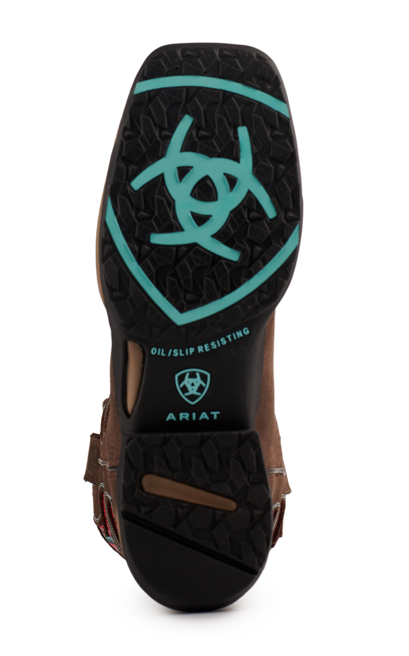 Ariat Women's Anthem Dark Chocolate with Serape VentTEK Waterproof Wide Square Composite Toe Work Boot - Image 1