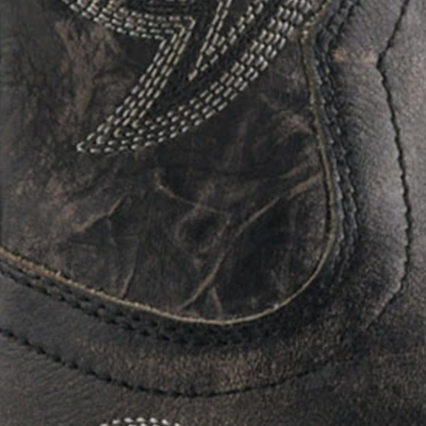 Durango Women's Crush Distressed Graphite Snip Toe Tall Cowboy Boots - Image 1