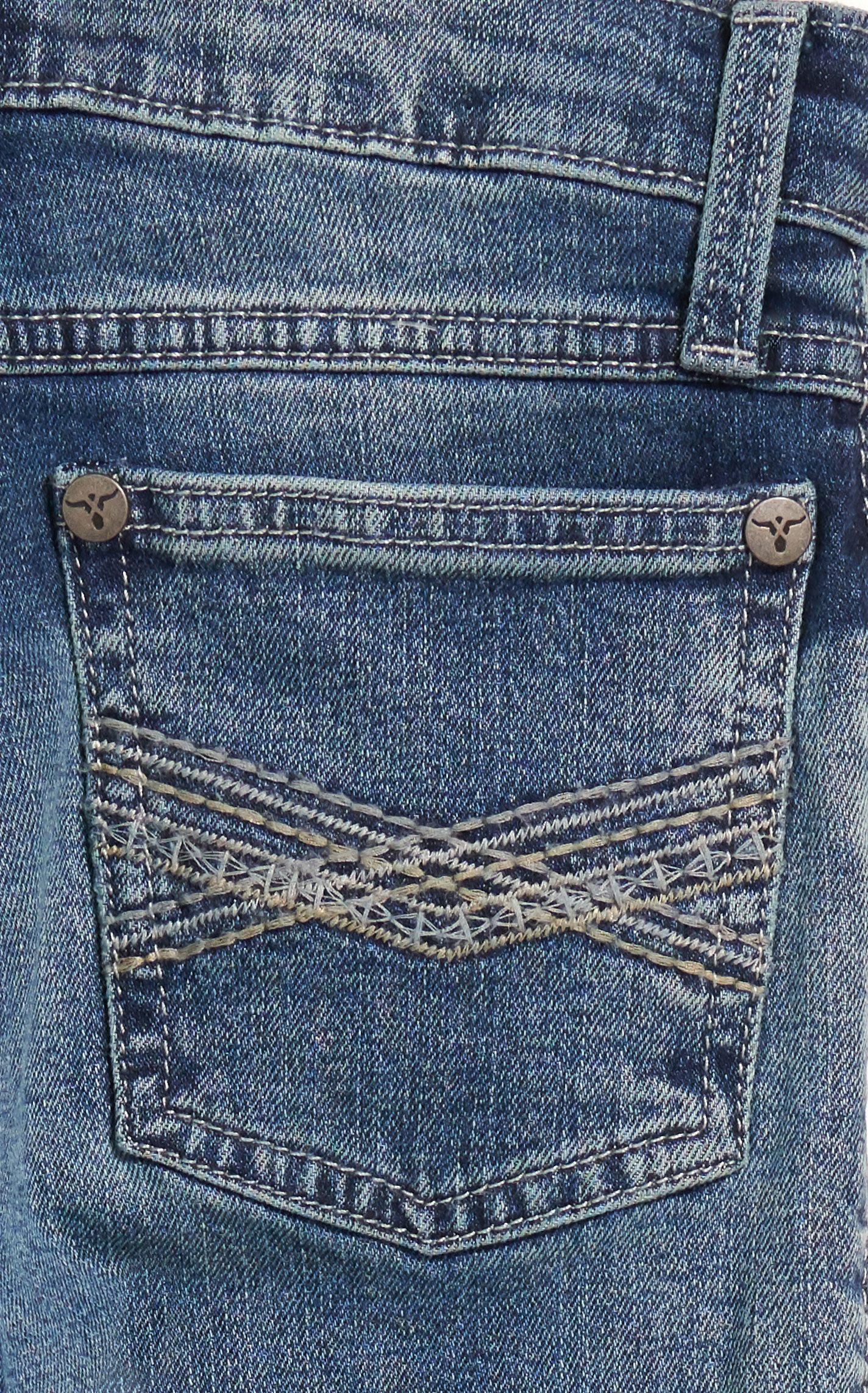 Wrangler 20X Boys' Caprock Canyon Medium Wash Slim Fit Boot Cut Jean (18-20) - Image 1