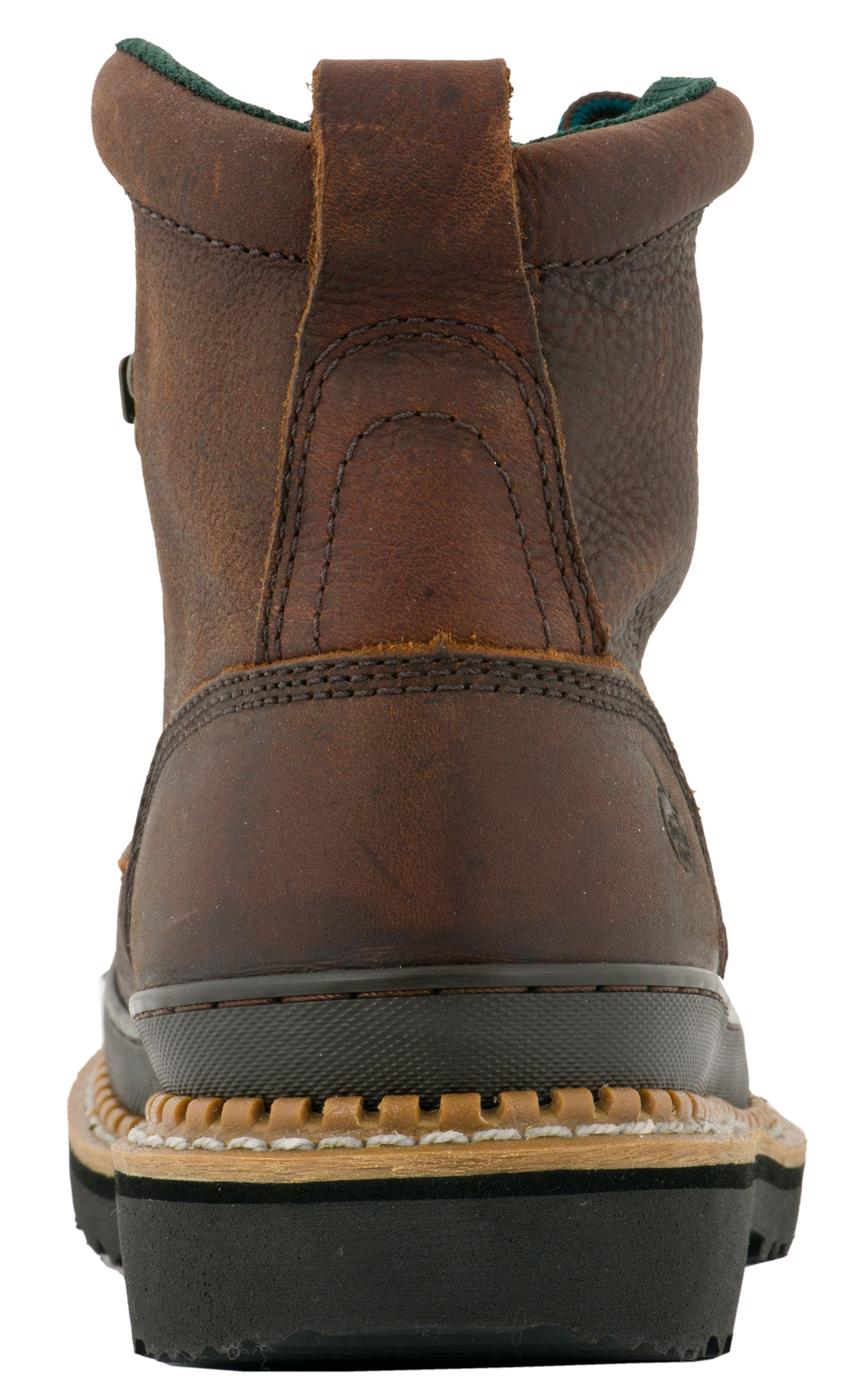 Georgia Men's Giant Soggy Brown Round Steel Toe Lace Up Work Boot - Image 1