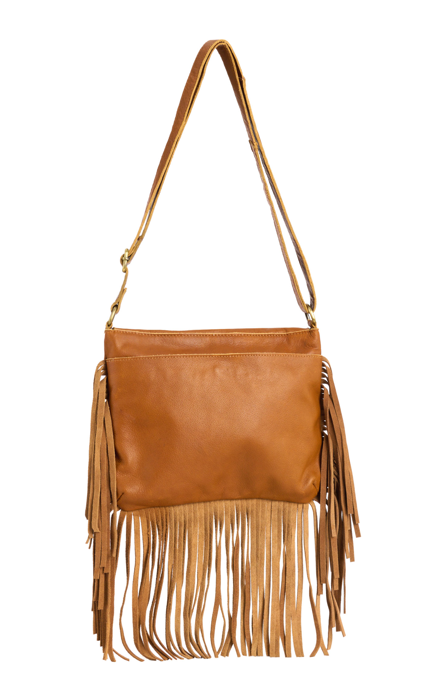 Montana Clothing Co. Turquoise Aztec Flap Crossbody Saddle Bag - Image 1
