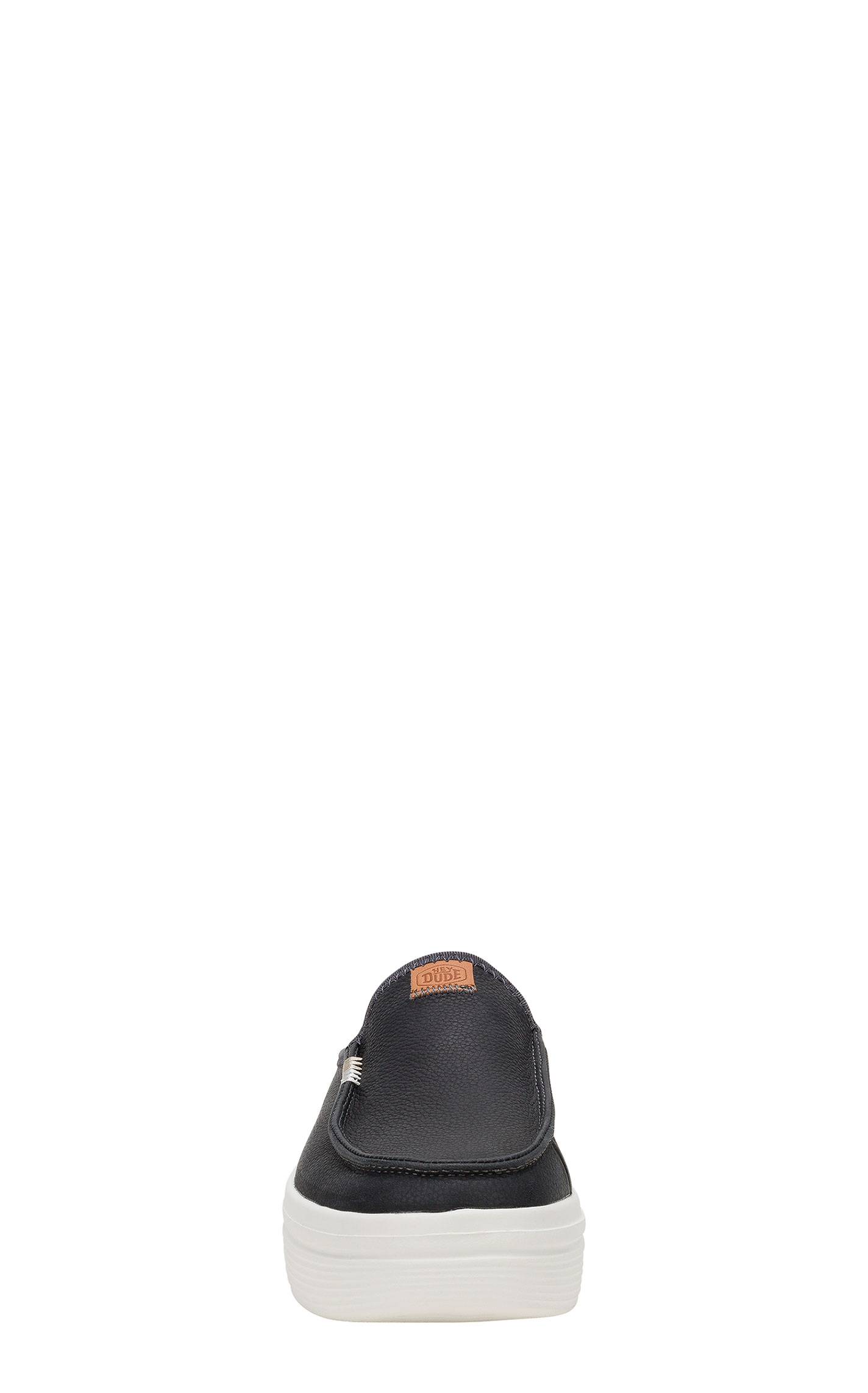 Hey Dude Women's Austin Lift Black Slip On Moc Toe Casual Shoes - Image 1