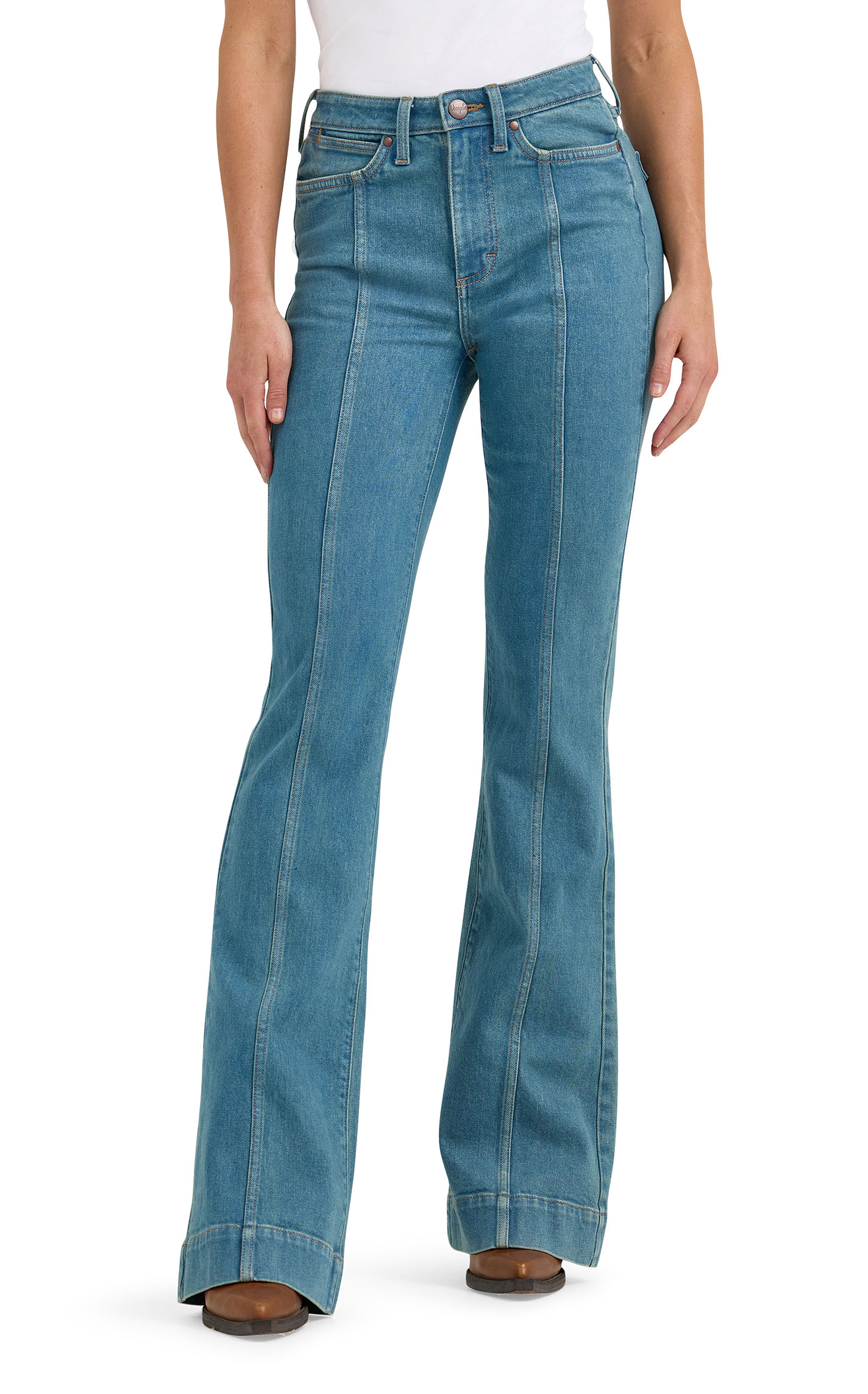 Wrangler Retro Women's Bailey Brook Trouser Leg Jeans - Image 1