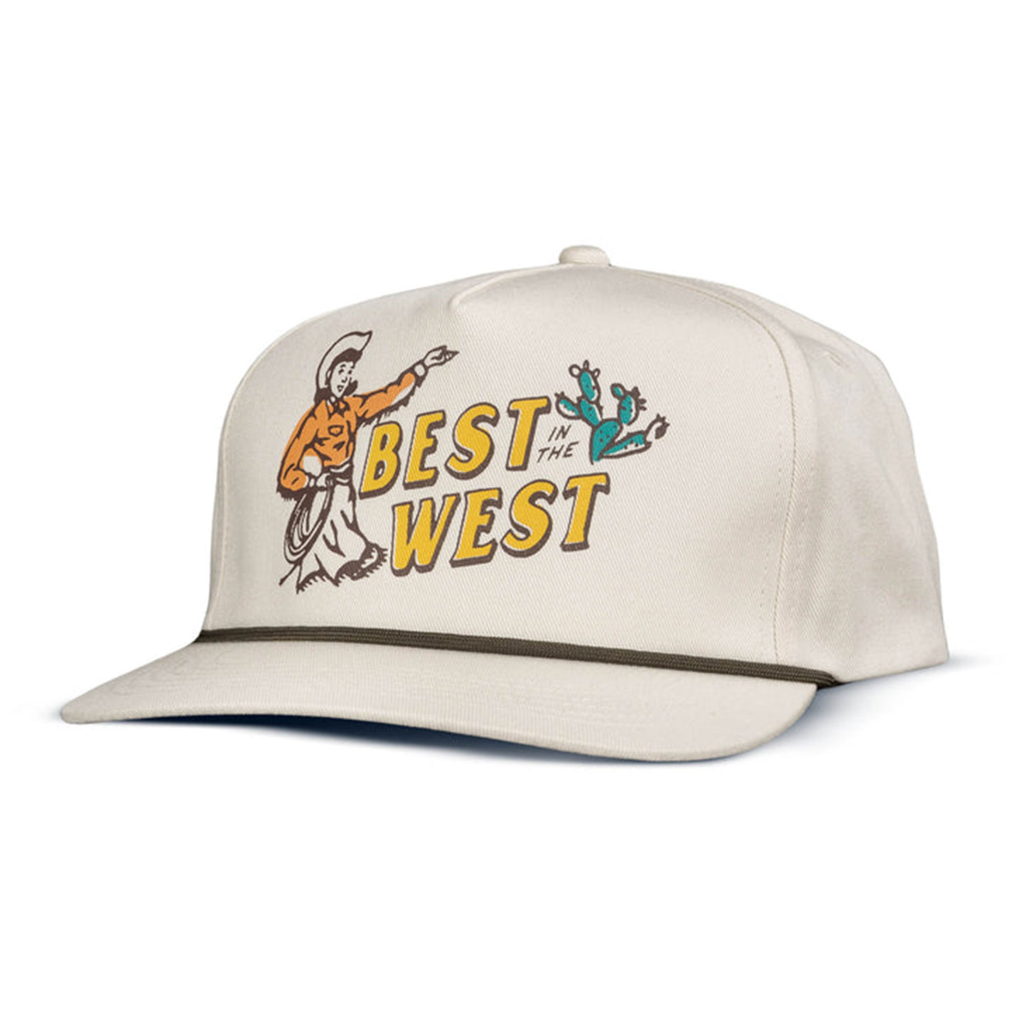 Sendero Provisions Co. Best In The West Natural Flat Bill Cap - Image 1