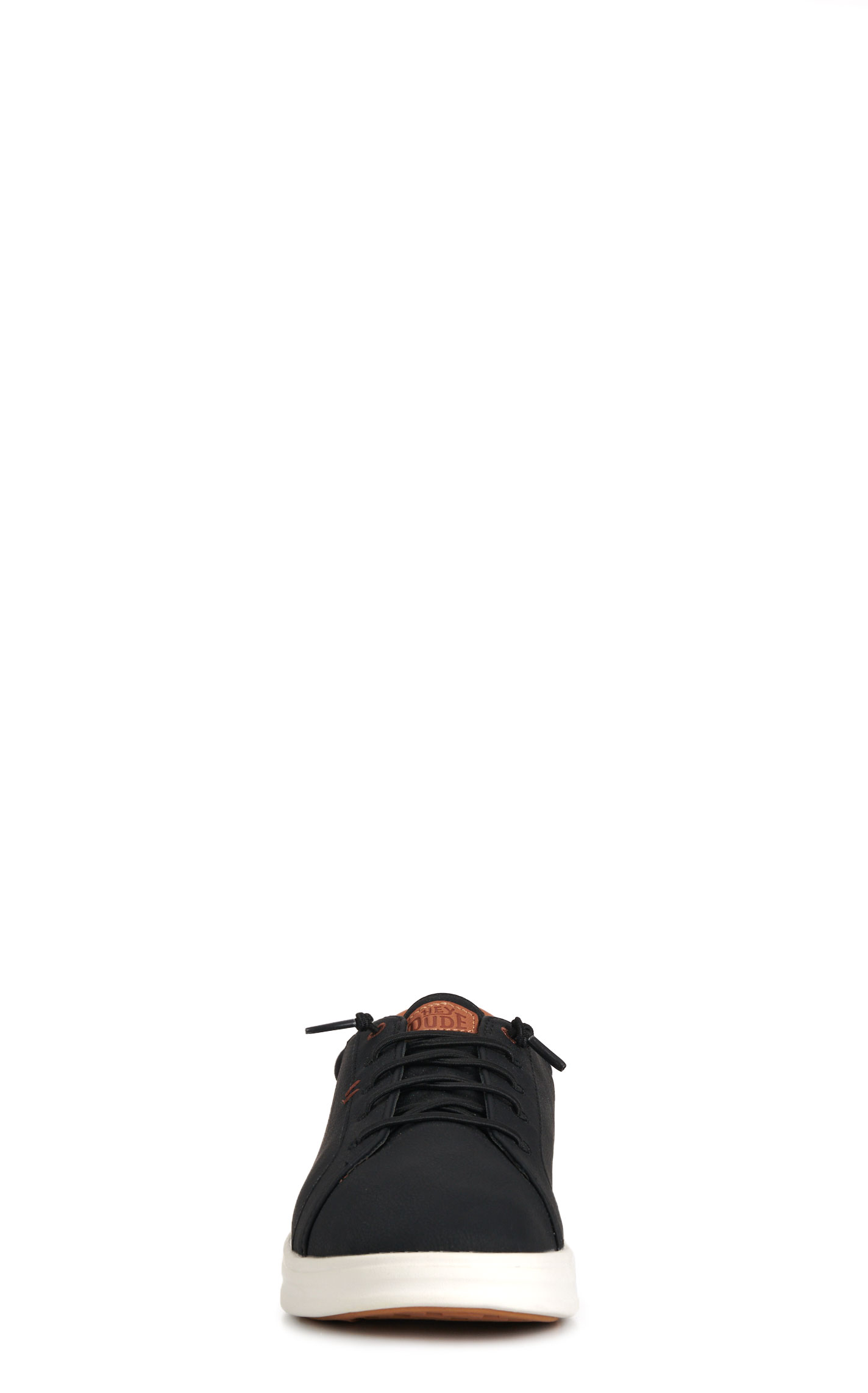 Hey Dude Men's Paul Black & White Round Toe Casual Shoes - Image 1