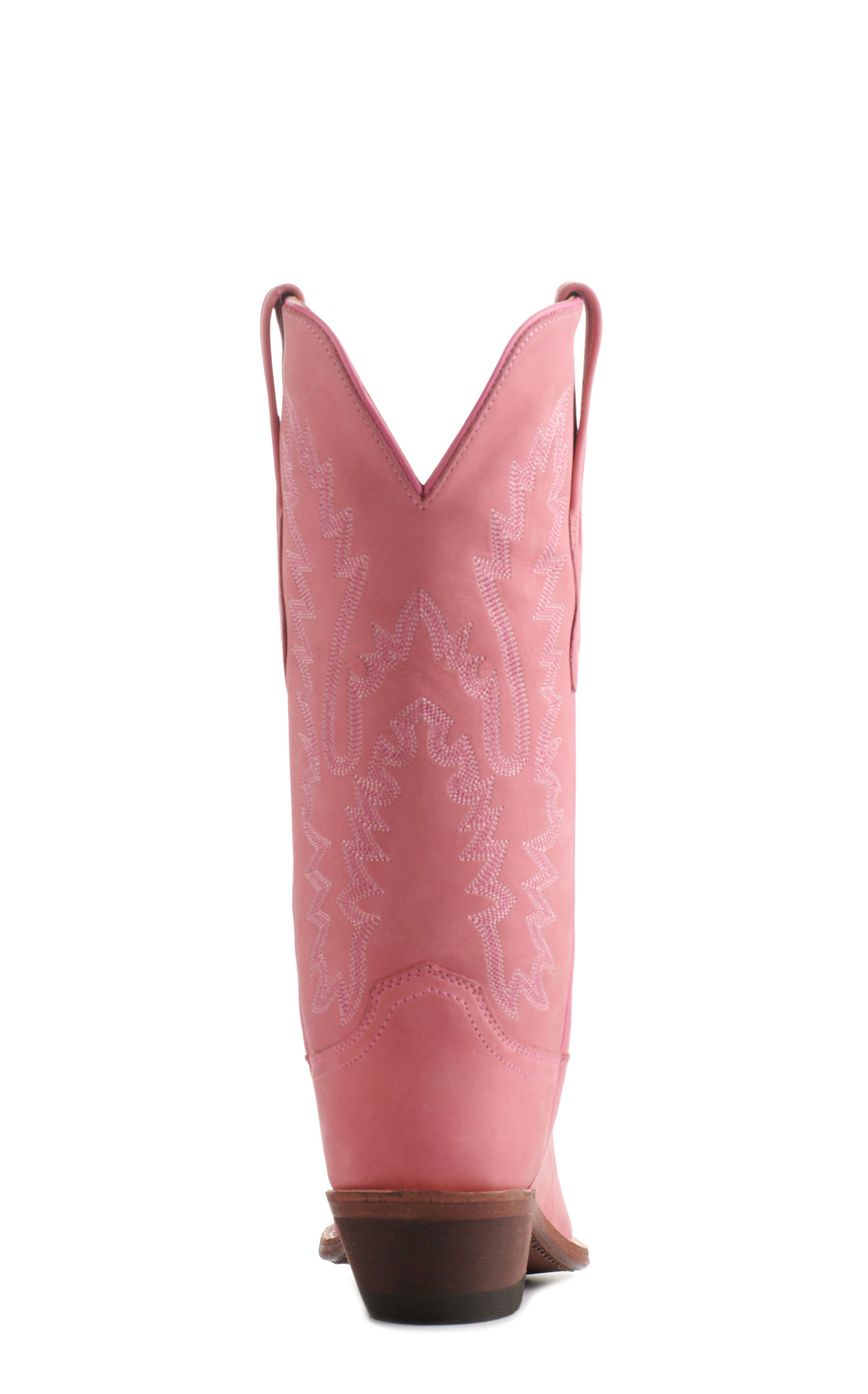 Old West Women's Bubblegum Pink Snip Toe Cowboy Boots - Image 1
