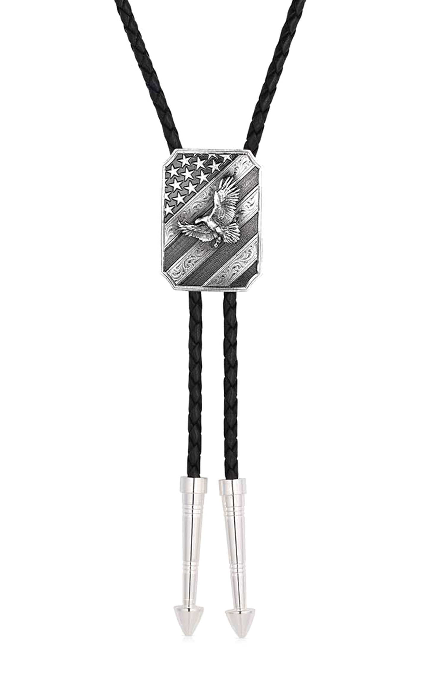 Montana Silversmiths American Made Tradition Bolo Tie - Image 2