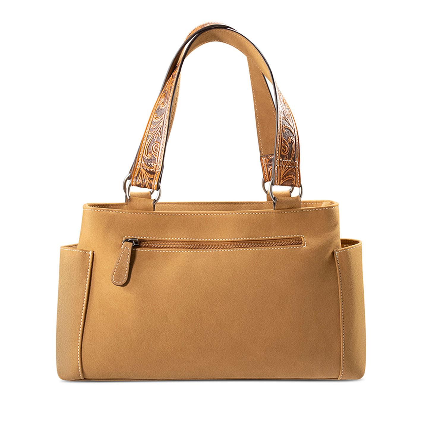Ariat Evelyn Butterscotch Western Filigree Handle Bag - Image 1