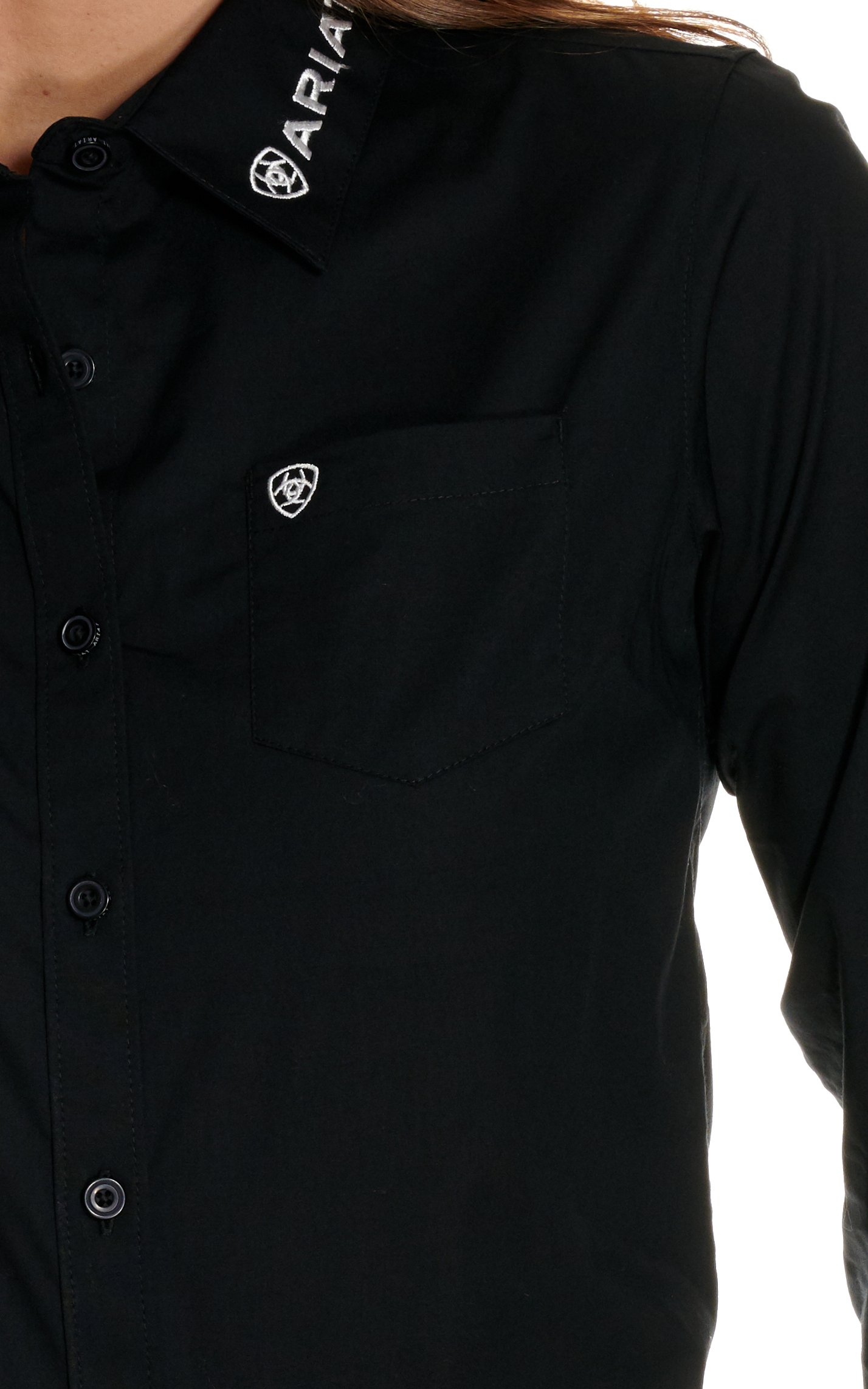 Ariat Women's Black Team Kirby Western Shirt - Image 1