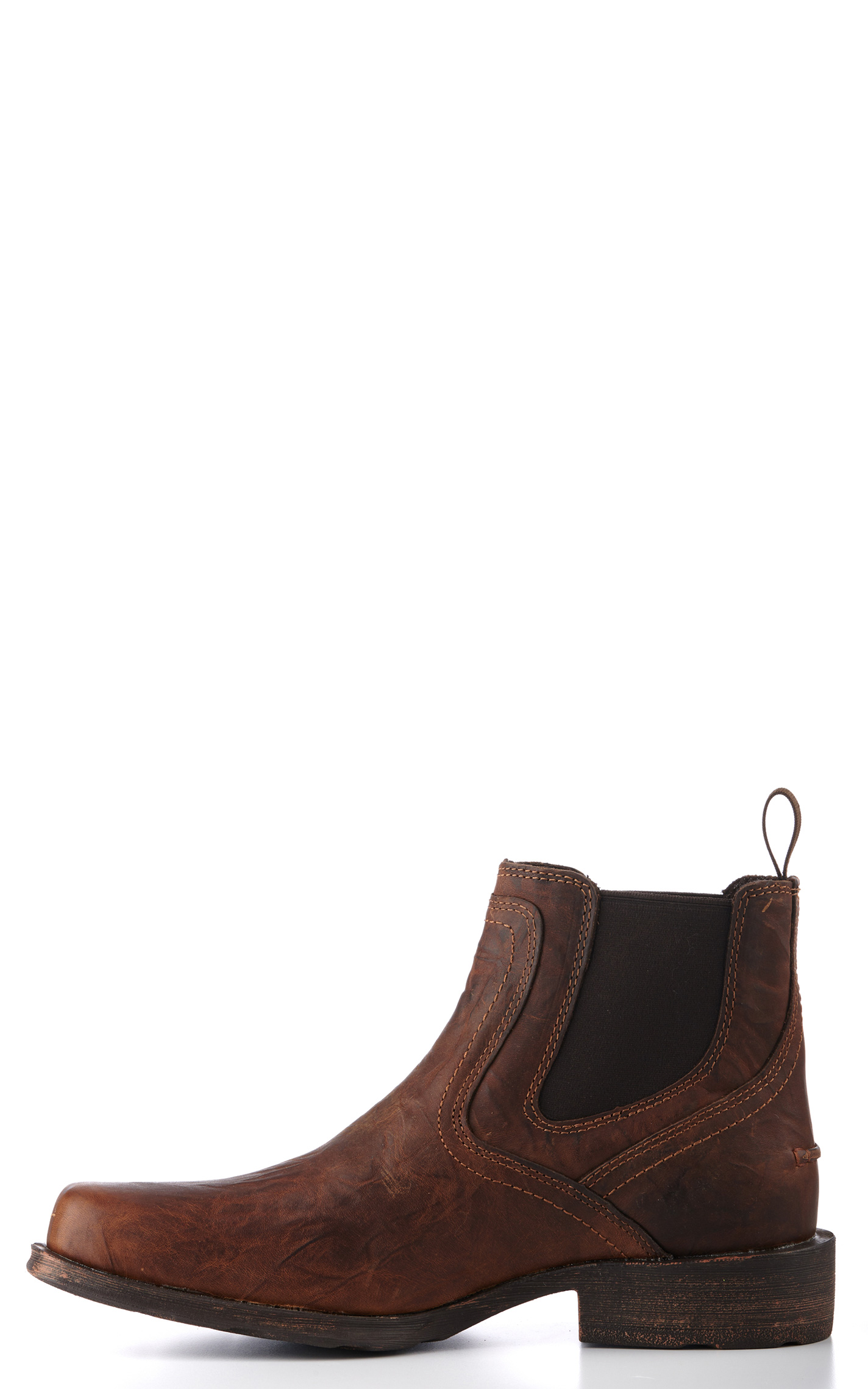 Ariat Men's Midtown Rambler Brown Square Toe Chelsea Boots - Image 1