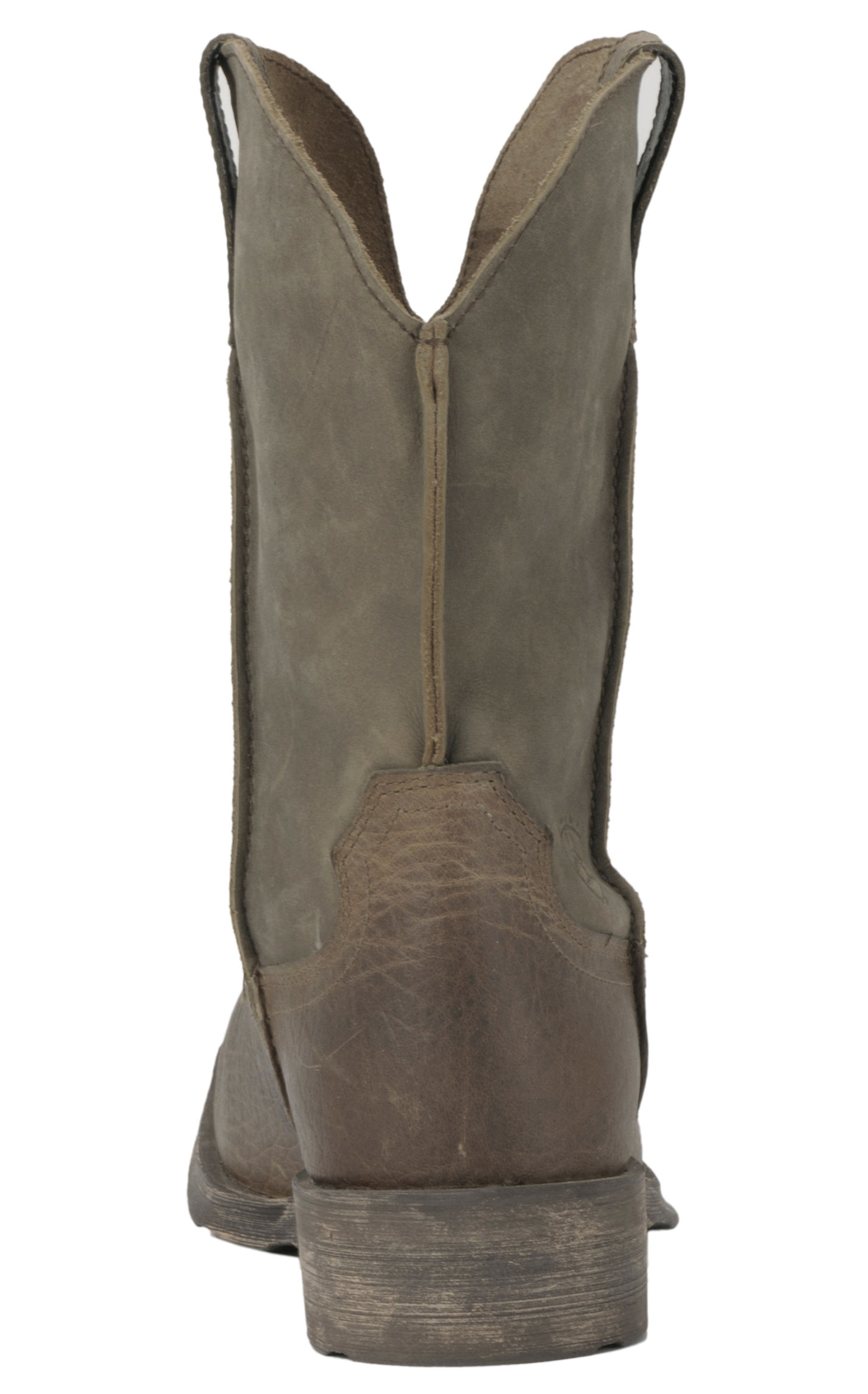 Ariat Men's Rambler Brown Bomber Wide Square Toe Cowboy Boots - Image 1