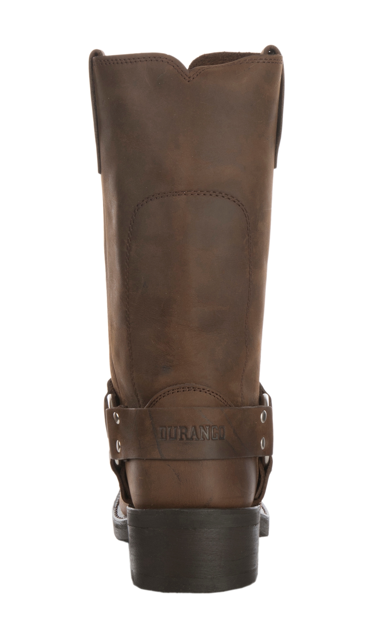Durango Men's Distressed Brown Harness Square Toe Boots - Image 1